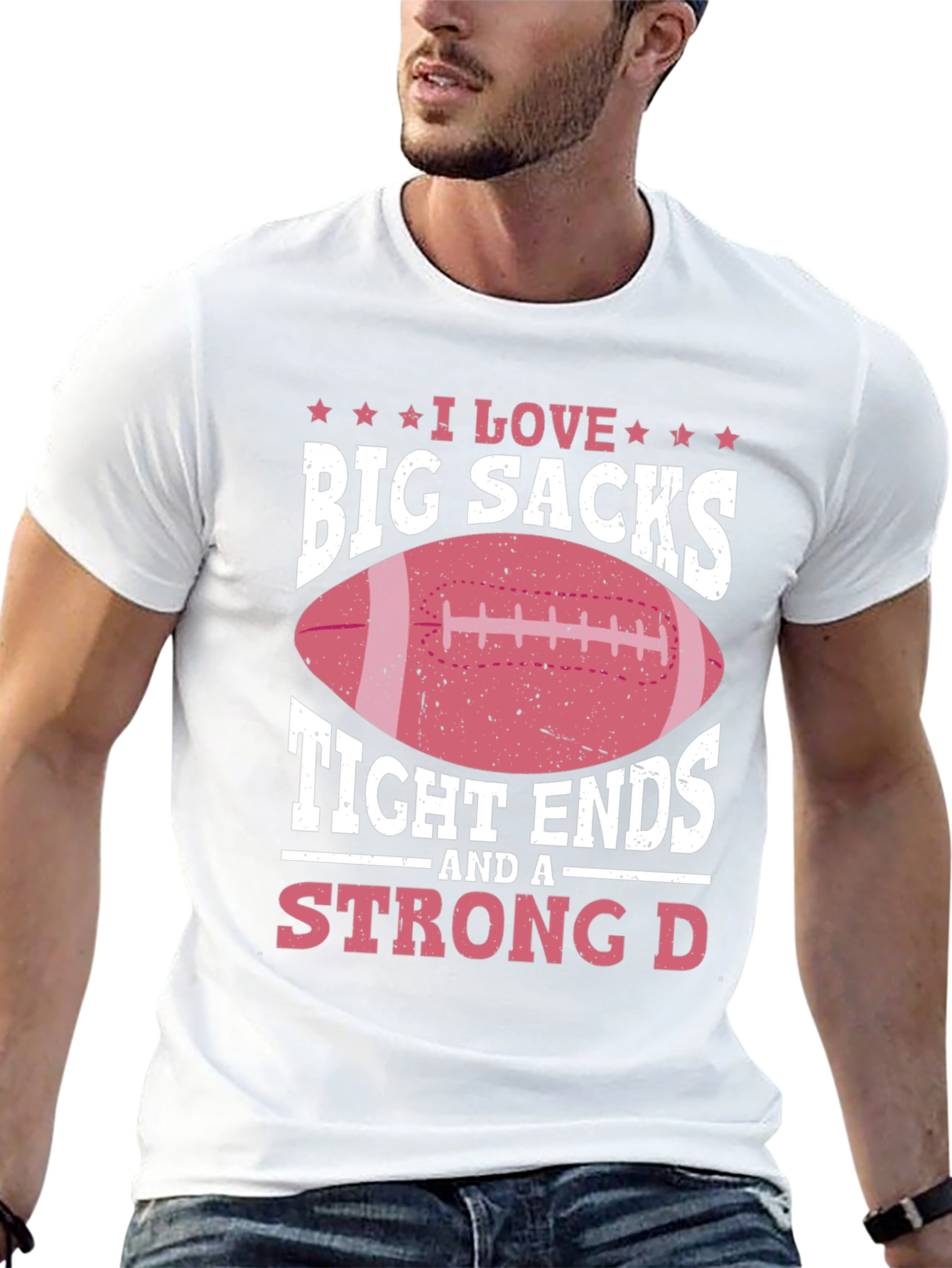 Black I Love Big Sacks Graphic T-Shirt view 13