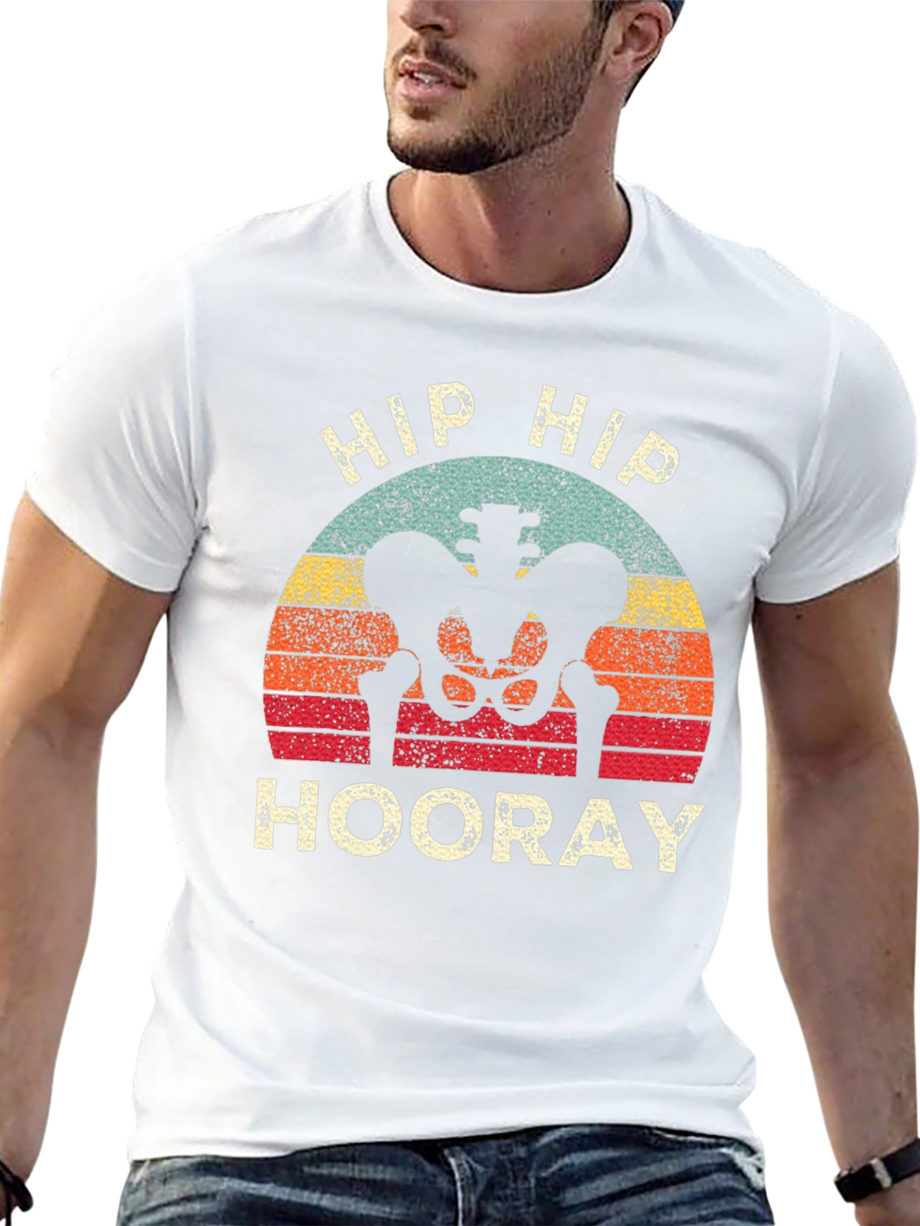 Black Hip Hip Hooray T-Shirt view 13
