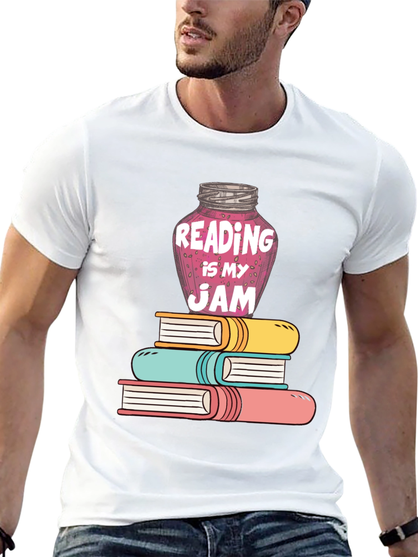 Black Reading is My Jam Graphic Tee view 13