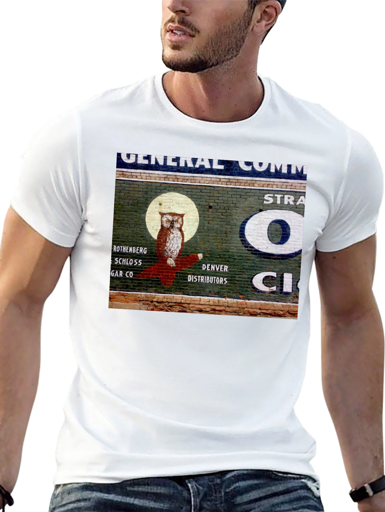 Black Owl Cigar T-Shirt - Vintage Retro Cool Tee view 13