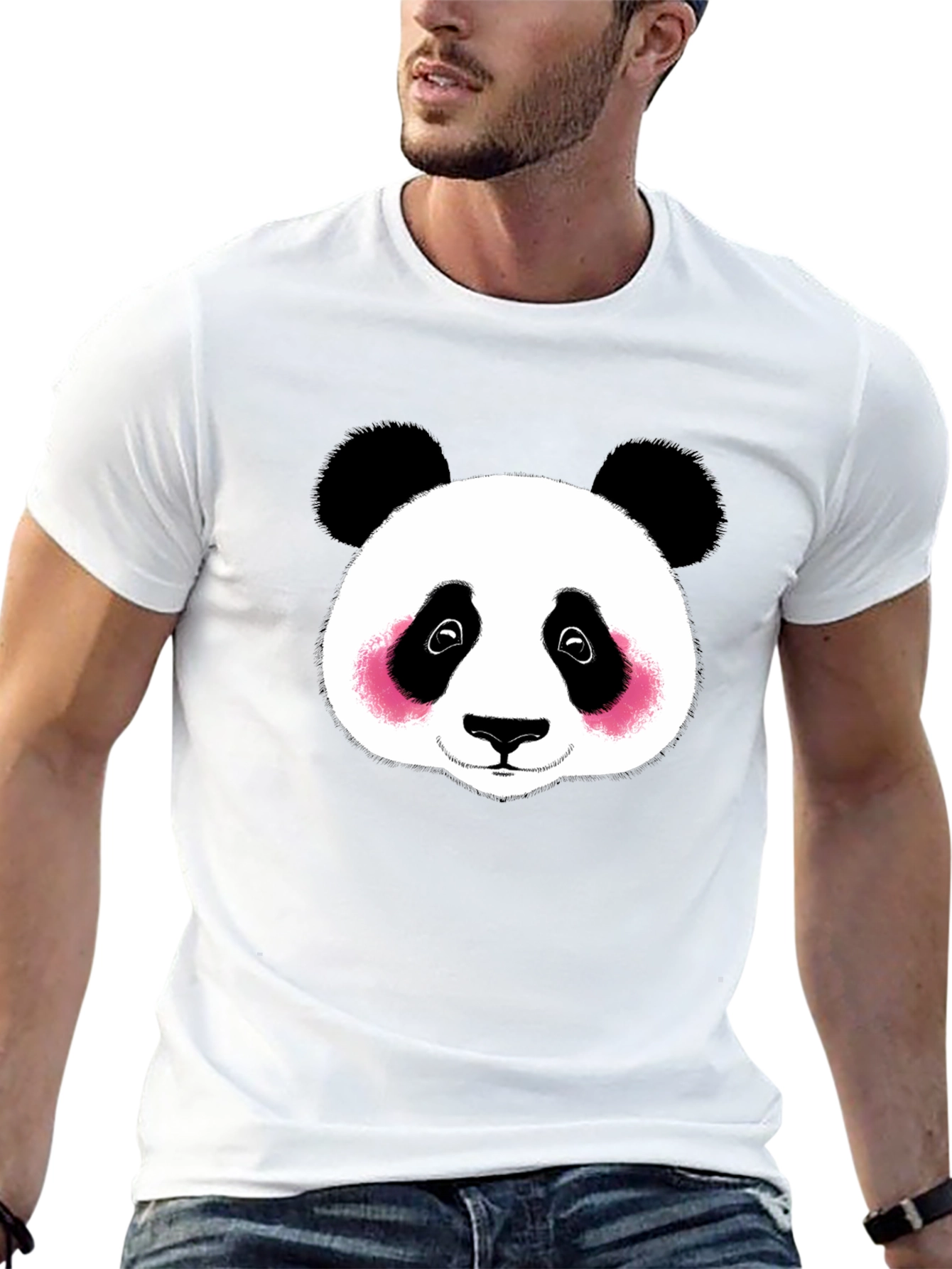 Black Panda Graphic T-Shirt - Soft Cotton Tee view 13
