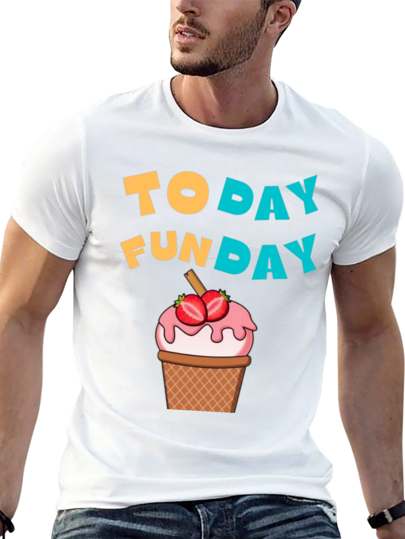 Black Today is Funday Graphic T-Shirt view 13
