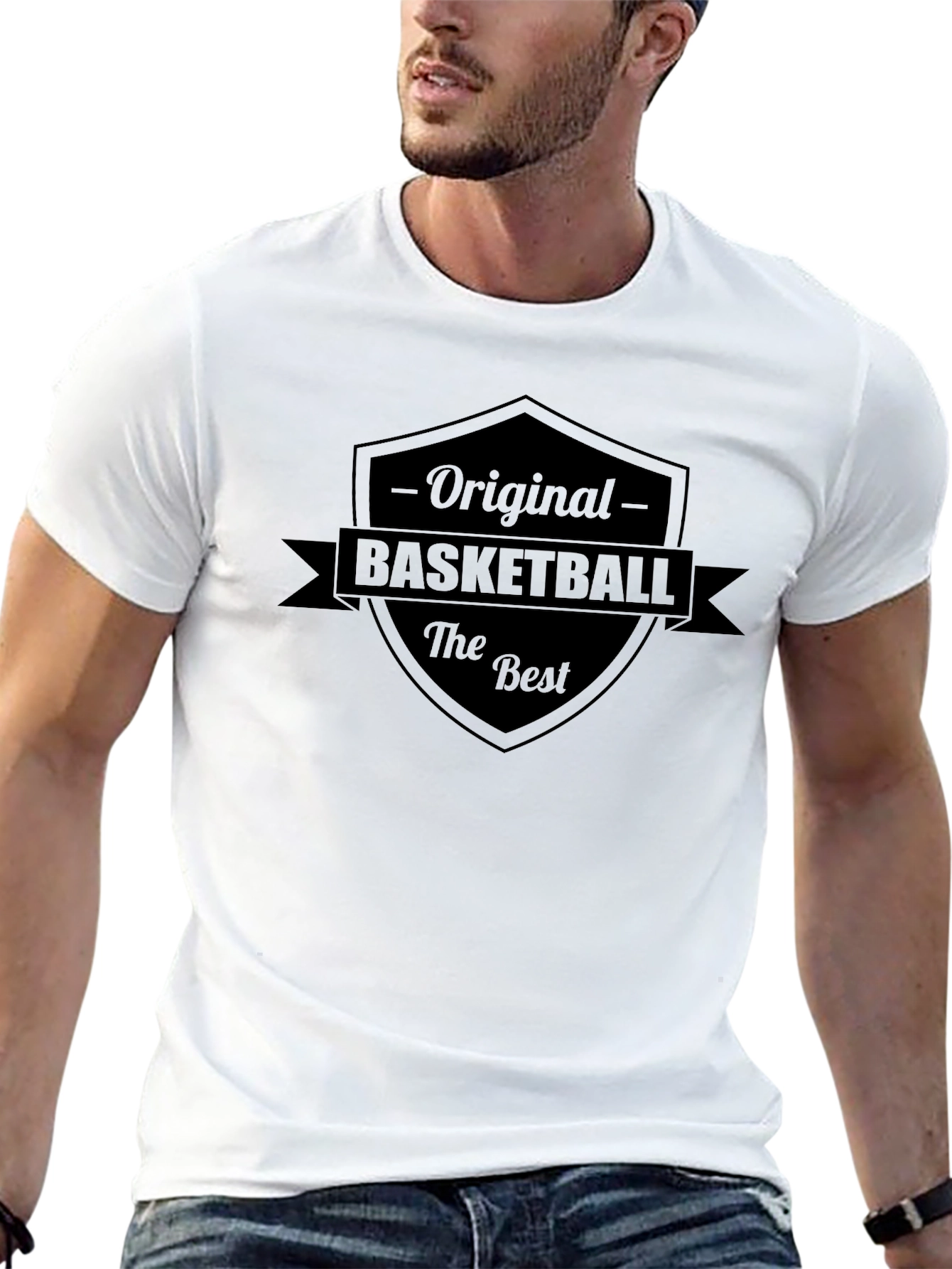 Black Original Basketball T-Shirt view 13