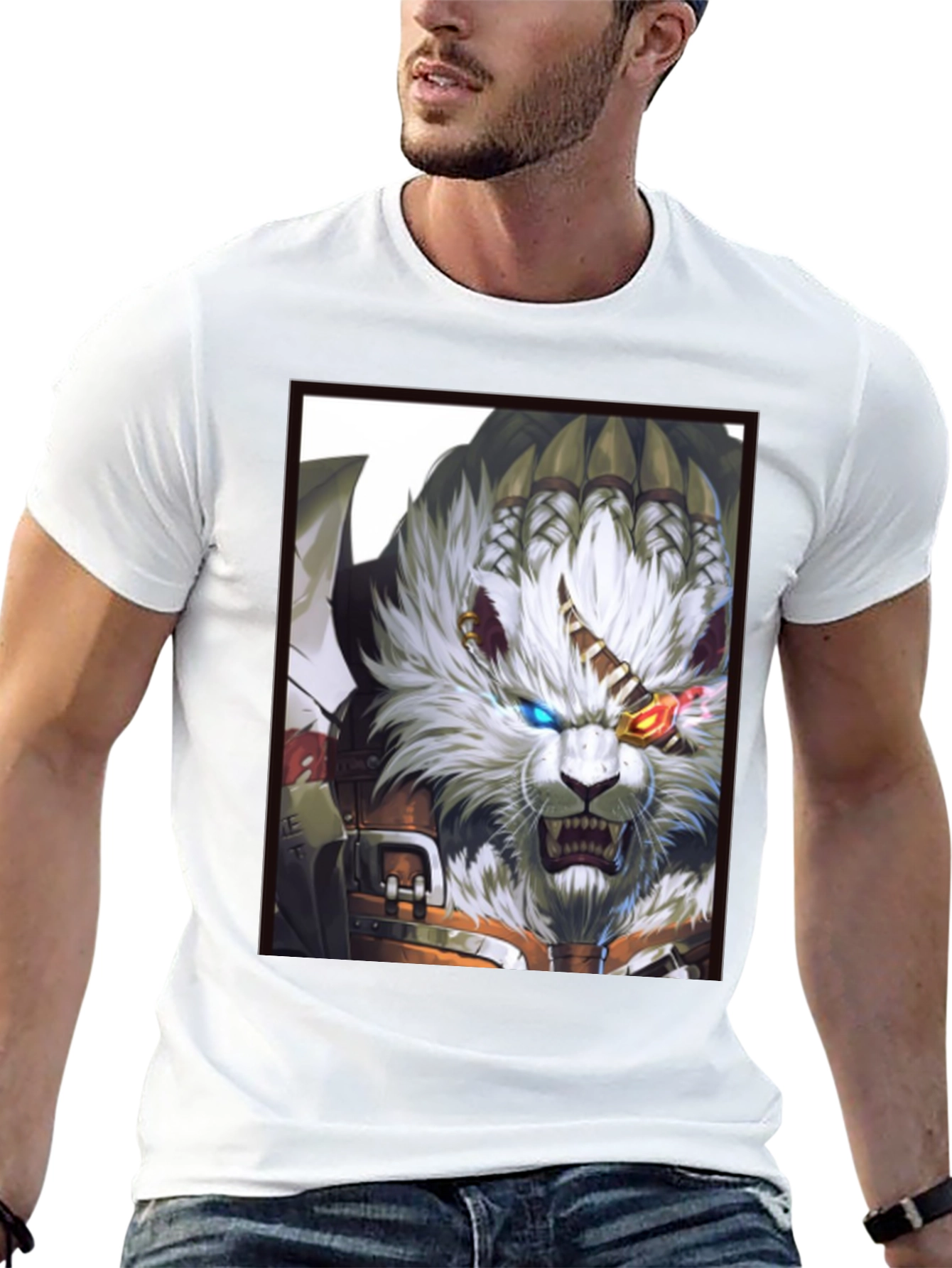 Black Feline Fantasy Graphic Tee - Unique Design view 13