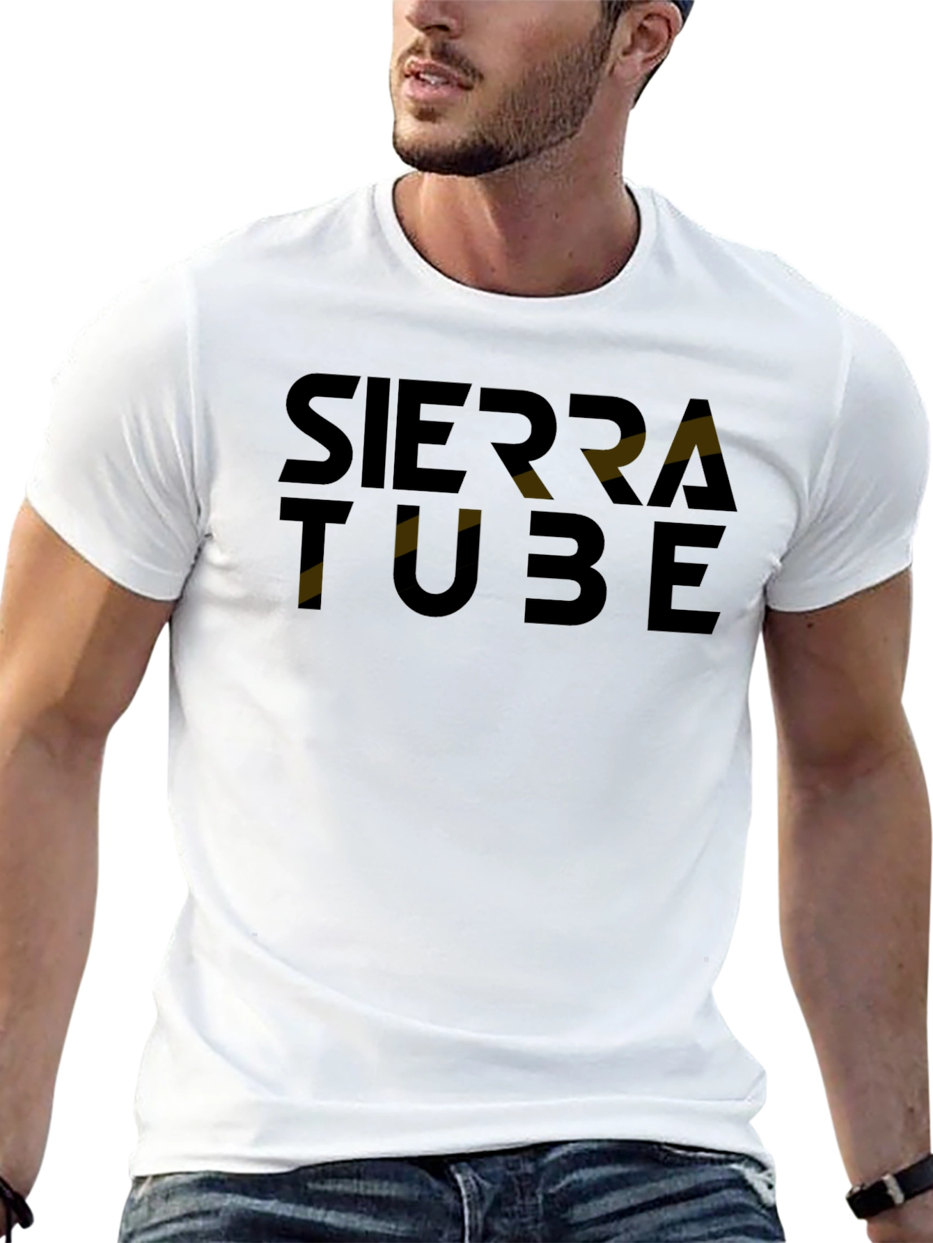 Black Sierra Tube Black Graphic Tee view 13