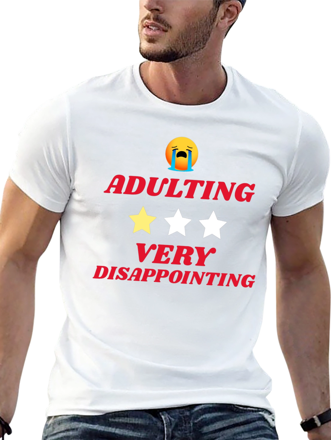 Black Adulting Disappointing T-Shirt view 13