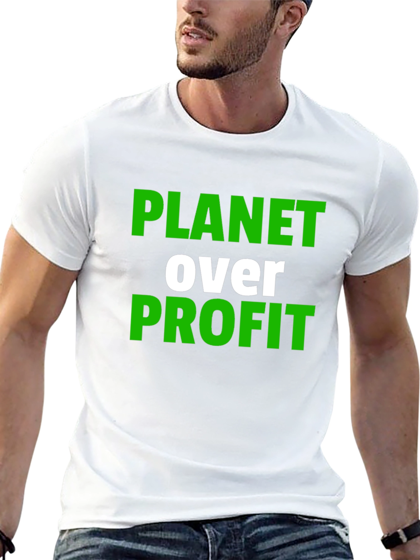 Black Planet Over Profit Graphic Tee - Black view 13