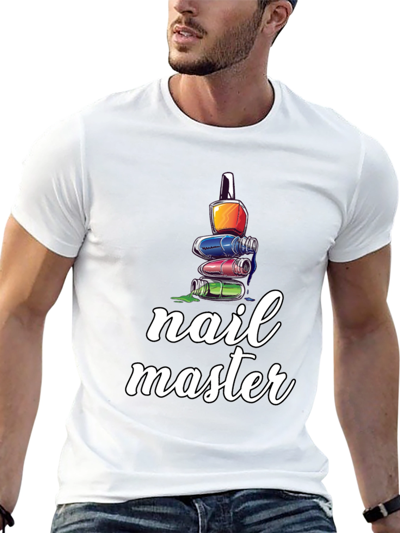 Nail Master T-Shirt - Stylish Graphic Tee for Nail Technicians - 13