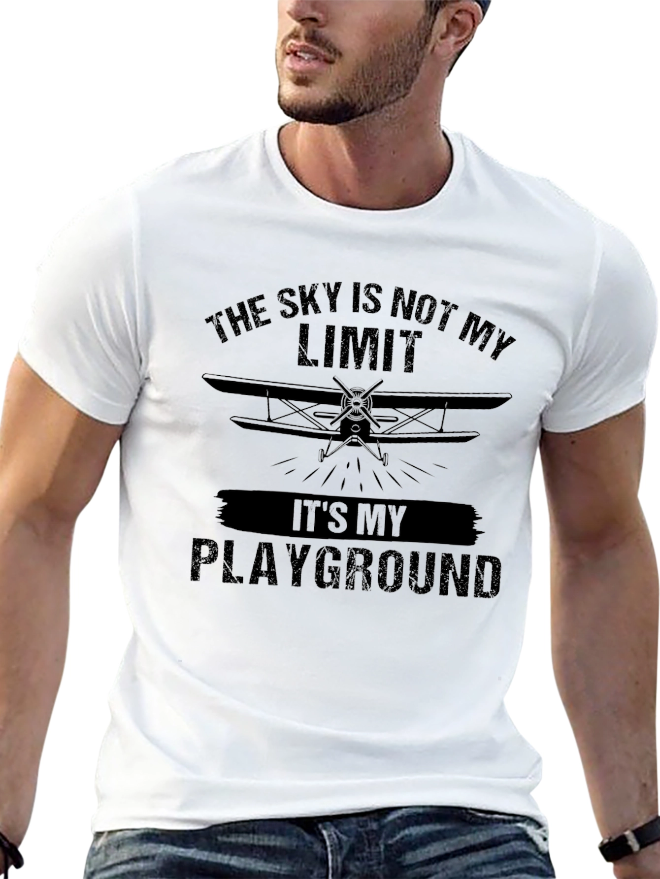 Black Sky's Not the Limit Men's Graphic Tee view 13