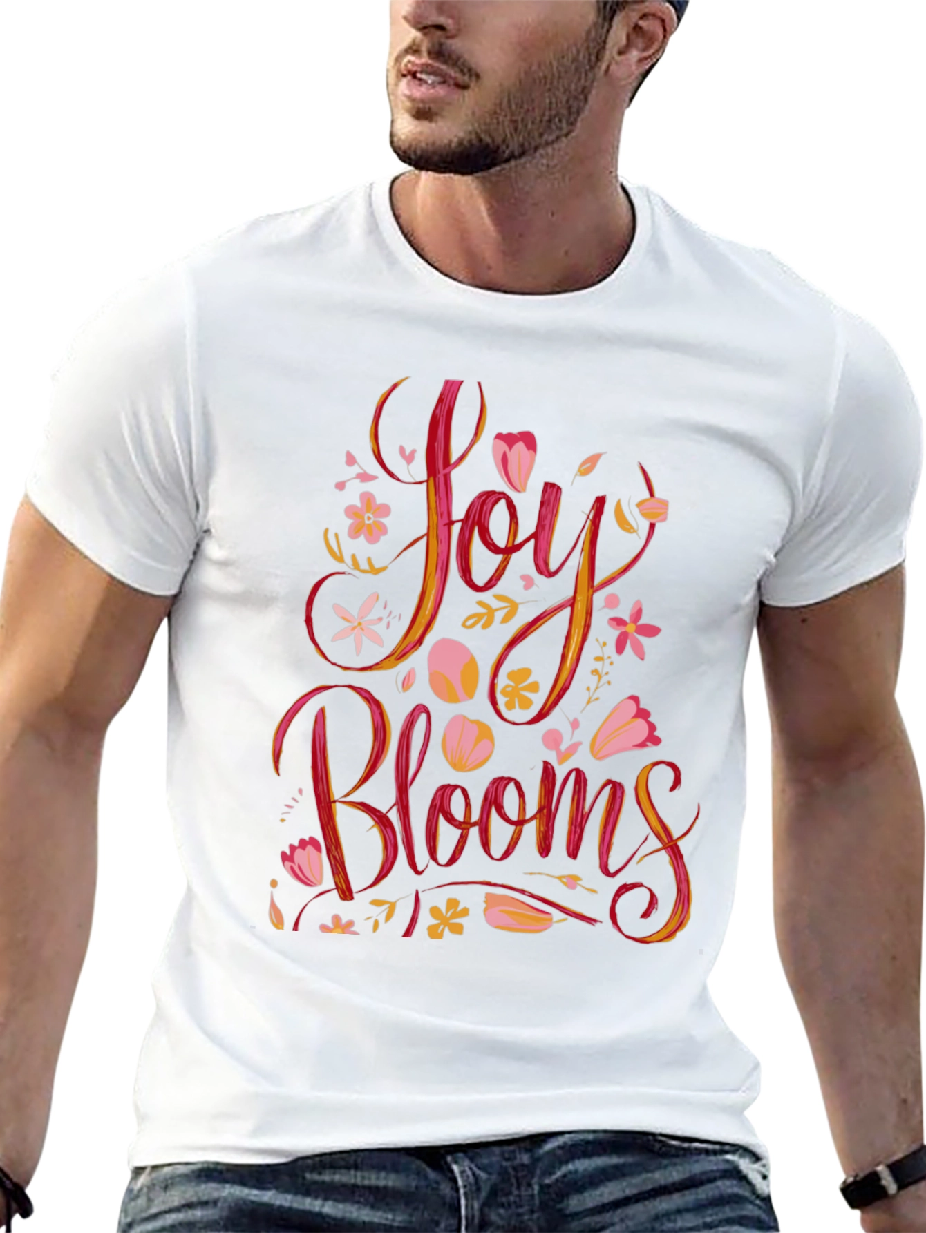Black Joy Blooms Graphic Tee - Black view 13