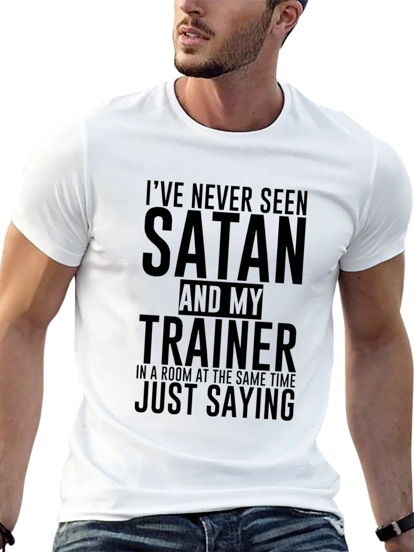 Black Satan and My Trainer T-Shirt view 13