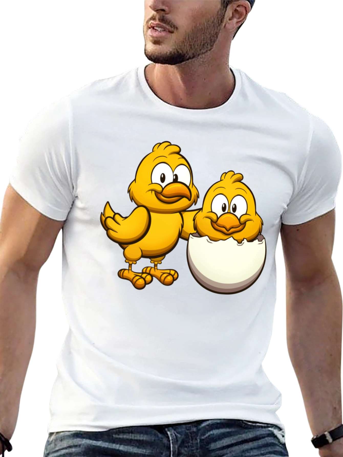 Black Cute Chick Graphic Tee view 13