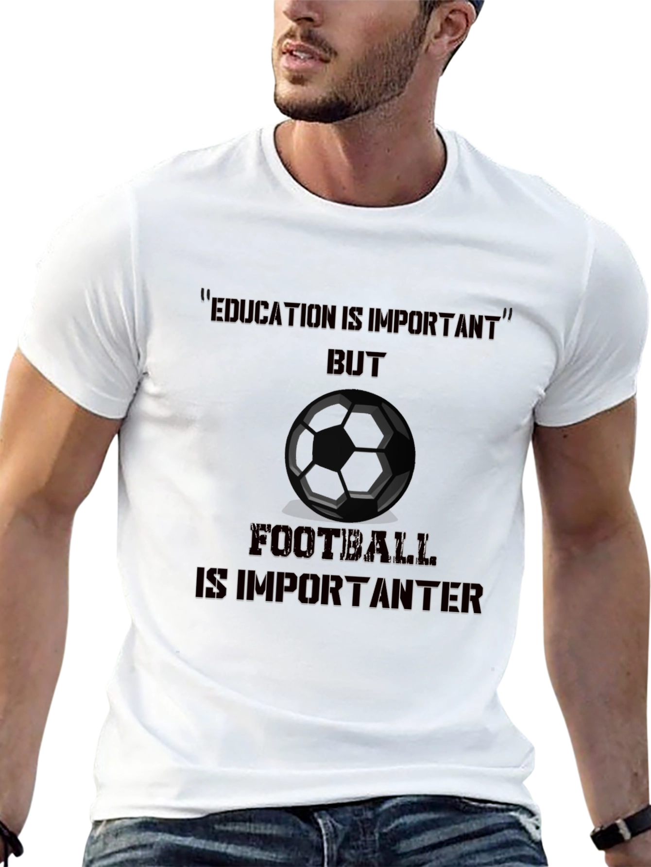Funny Football Themed T-Shirt - 13