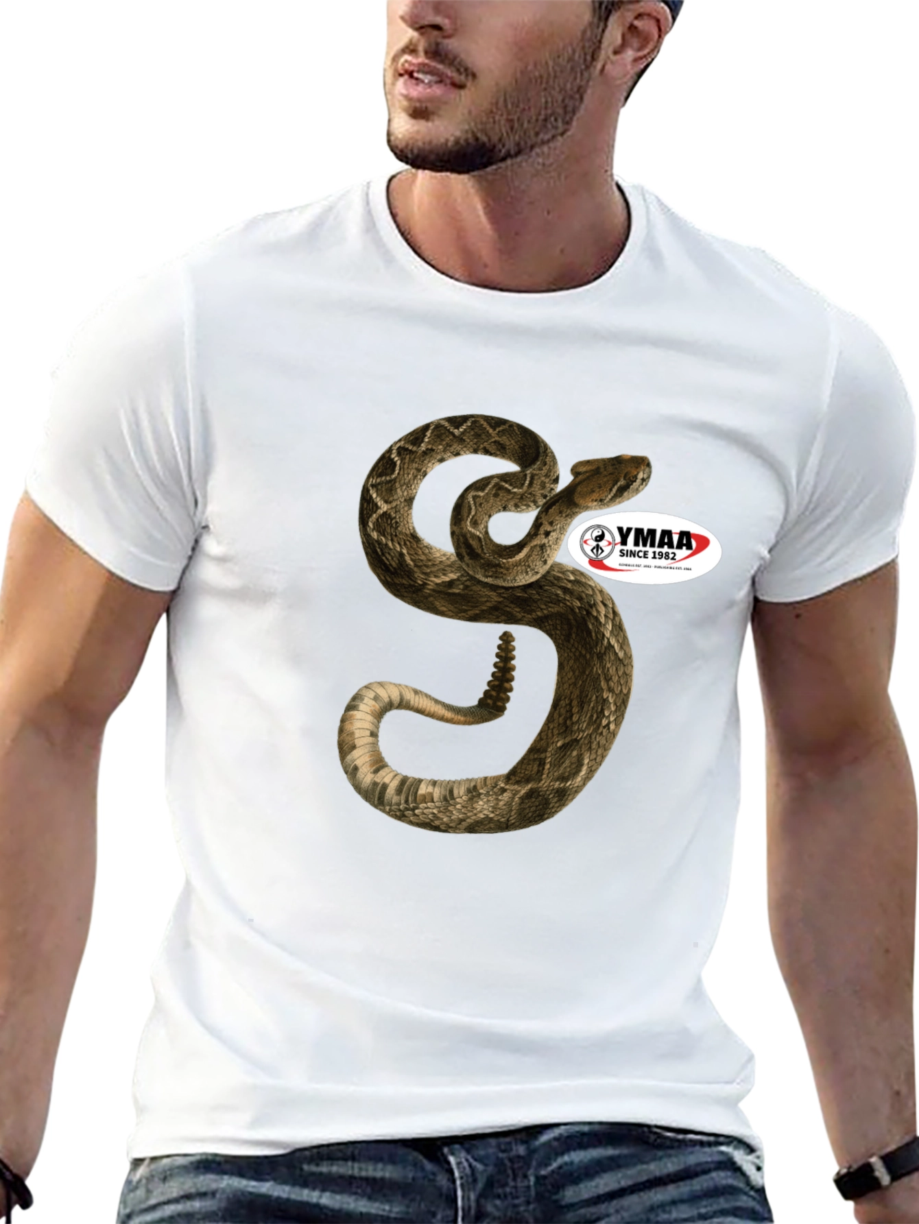 Black Snake T-Shirt - Men's Black Graphic Tee view 13
