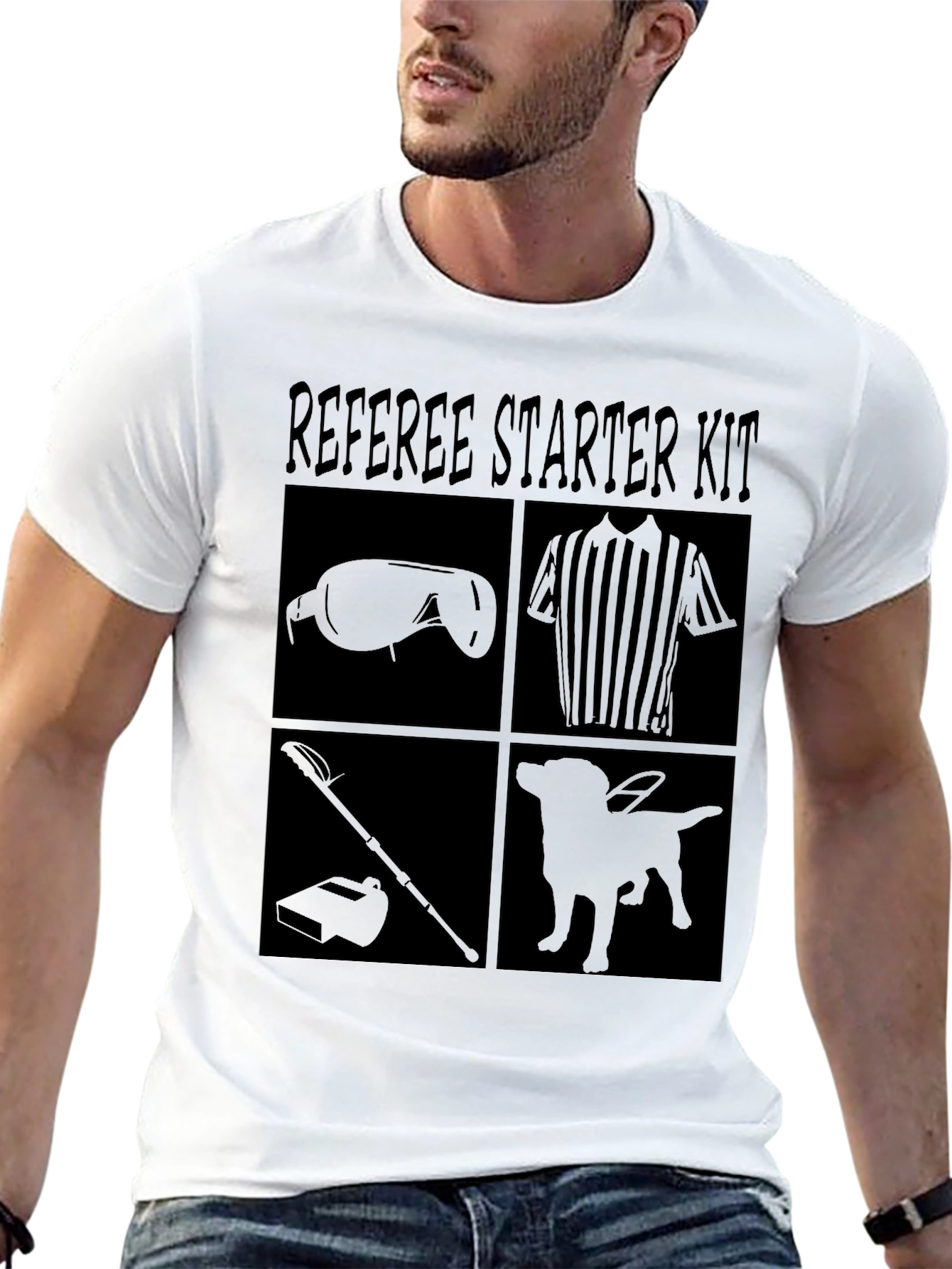 Black Referee Starter Kit Black T-Shirt view 13