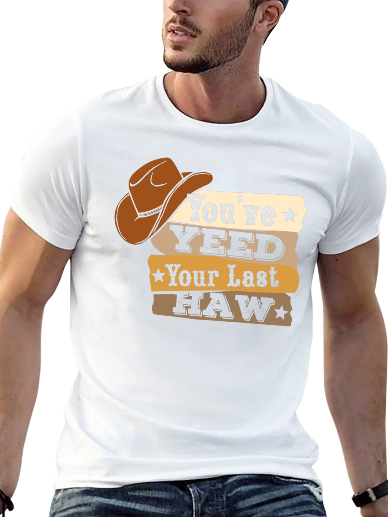 Black You've Yeeted Your Last Haw T-Shirt view 13