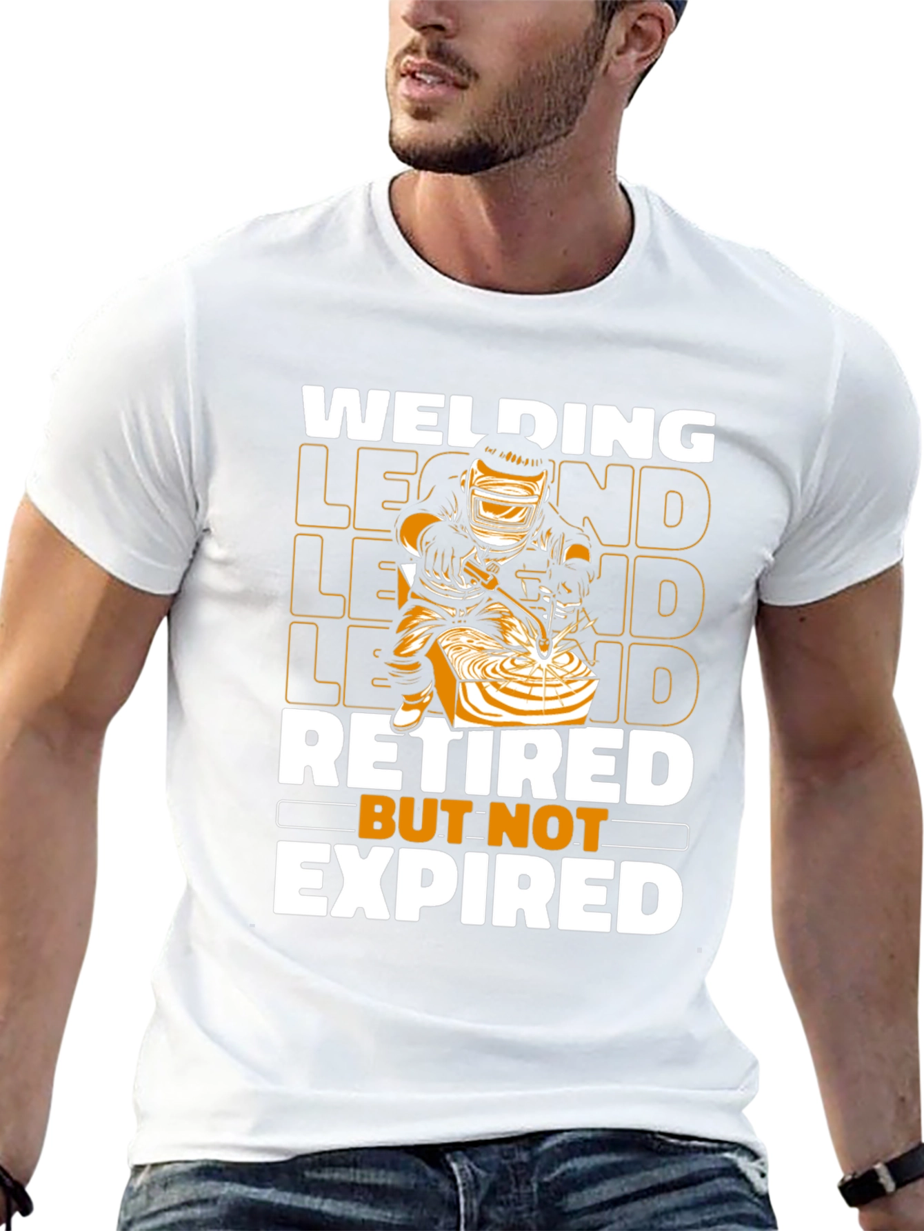 Black Welding Legend T-Shirt - Retired But Not Expired view 13