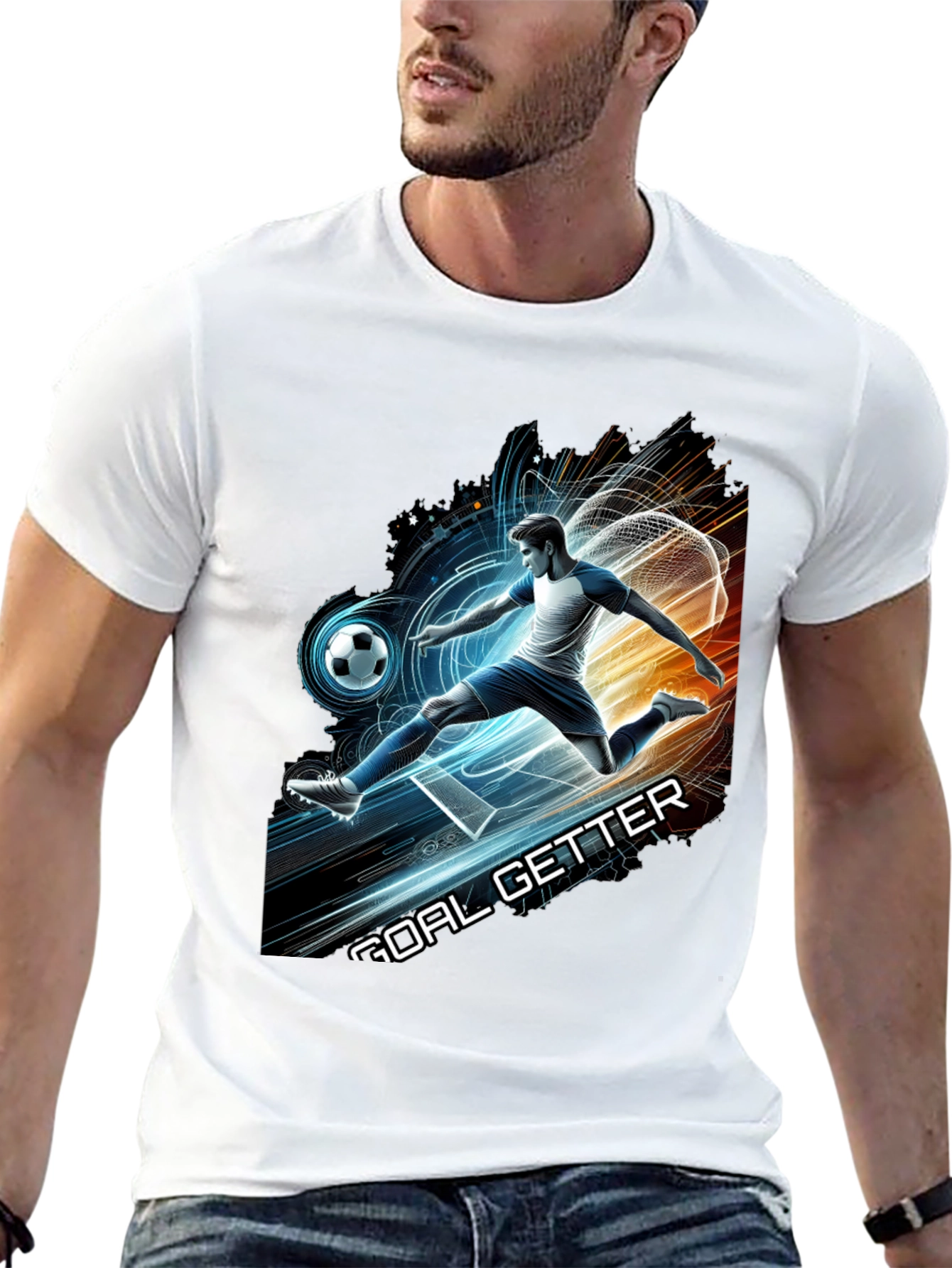 Black Goal Getter Graphic Tee view 13