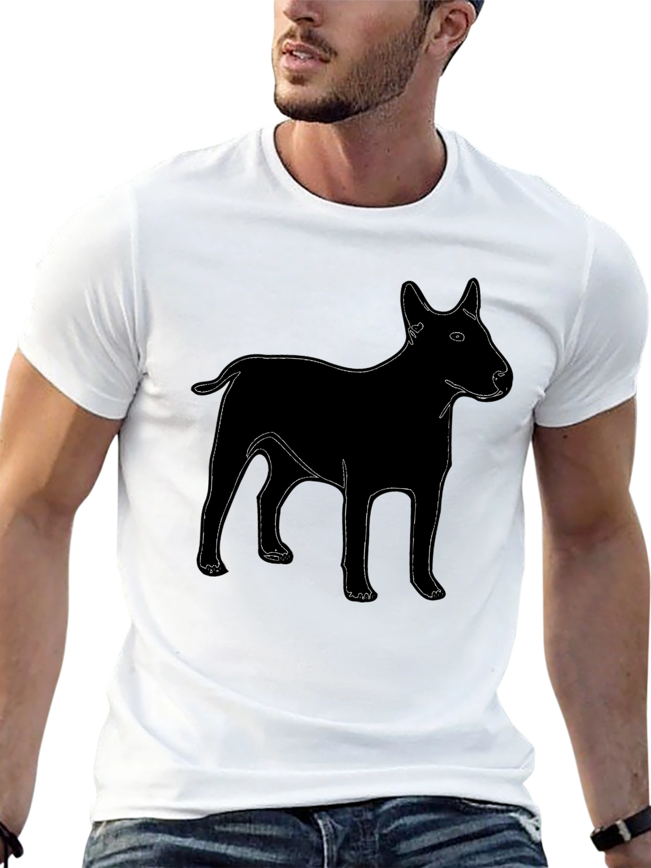 Black Dog Graphic T-Shirt - Black view 13