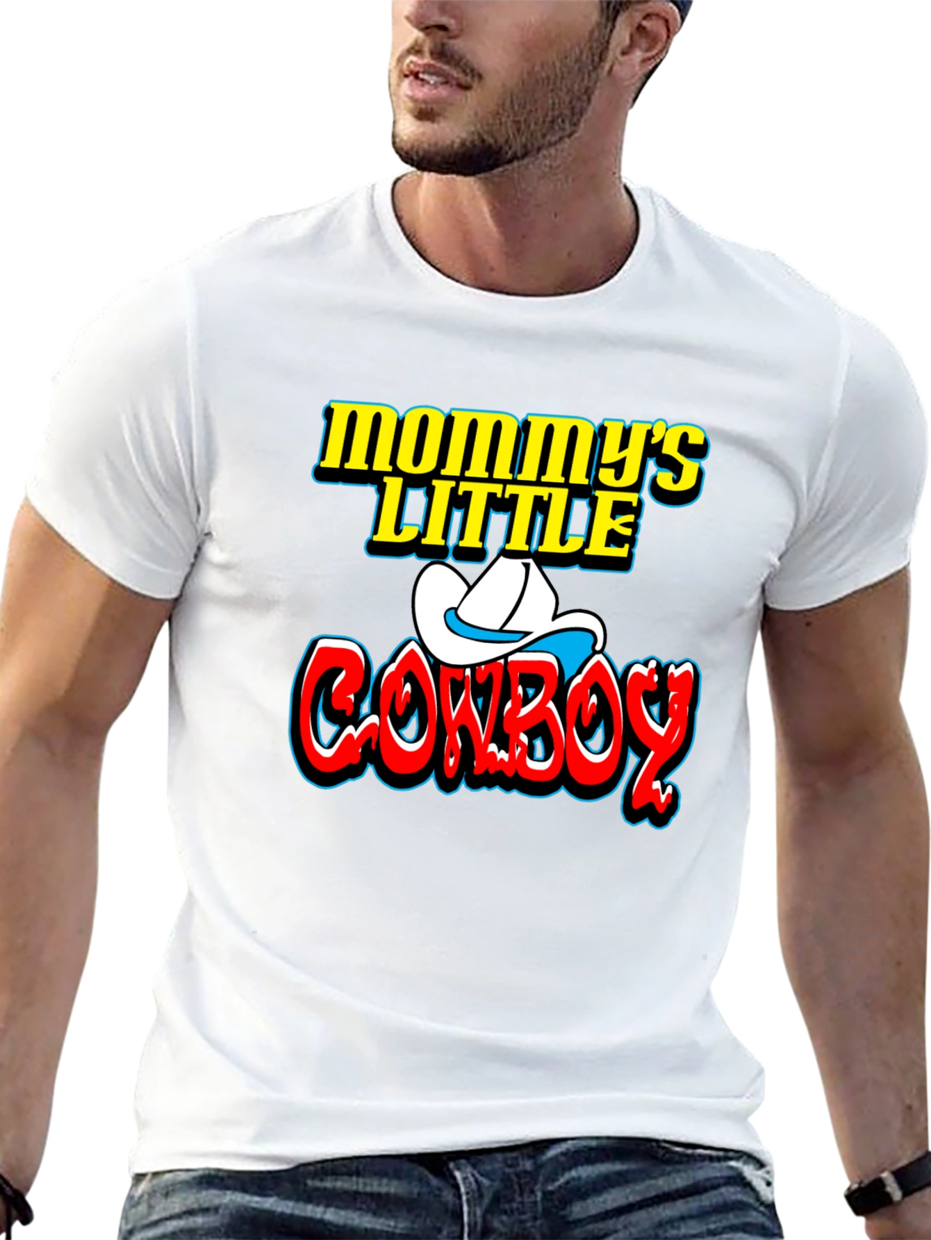 Mommy's Little Cowboy Graphic T-Shirt - 13