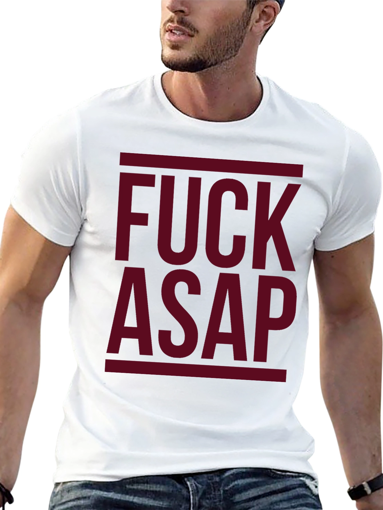 Black F*ck ASAP Graphic T-Shirt - Bold Statement Tee view 13