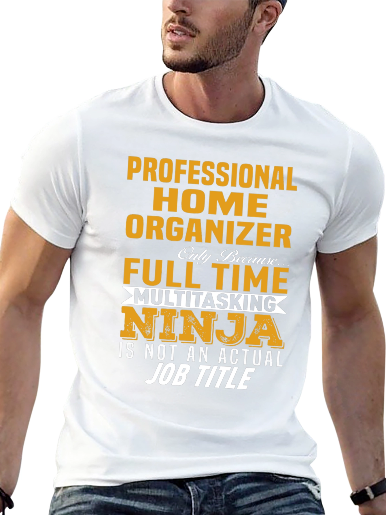 Black Professional Home Organizer T-Shirt view 13
