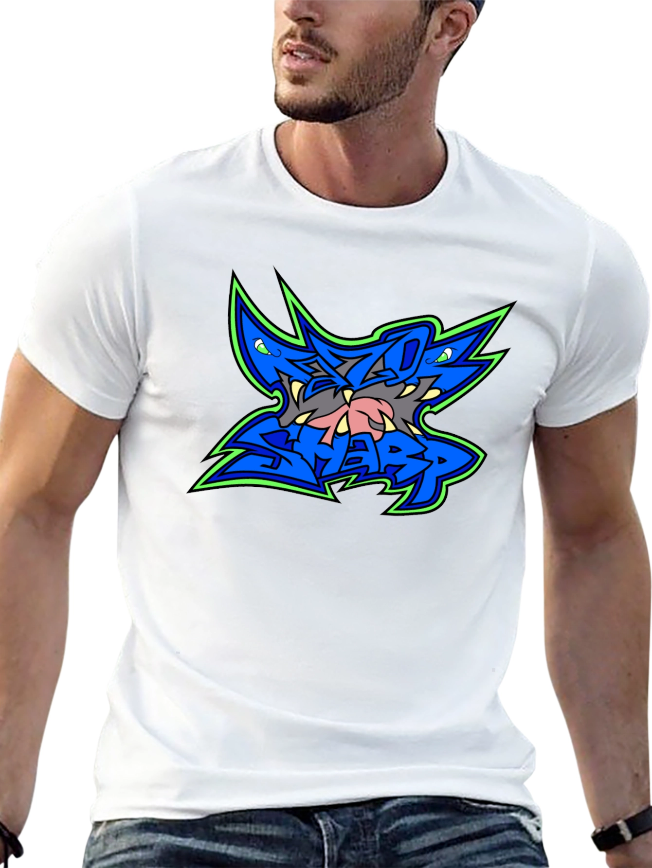 Black Cool Black T-Shirt with Unique Graphic view 13