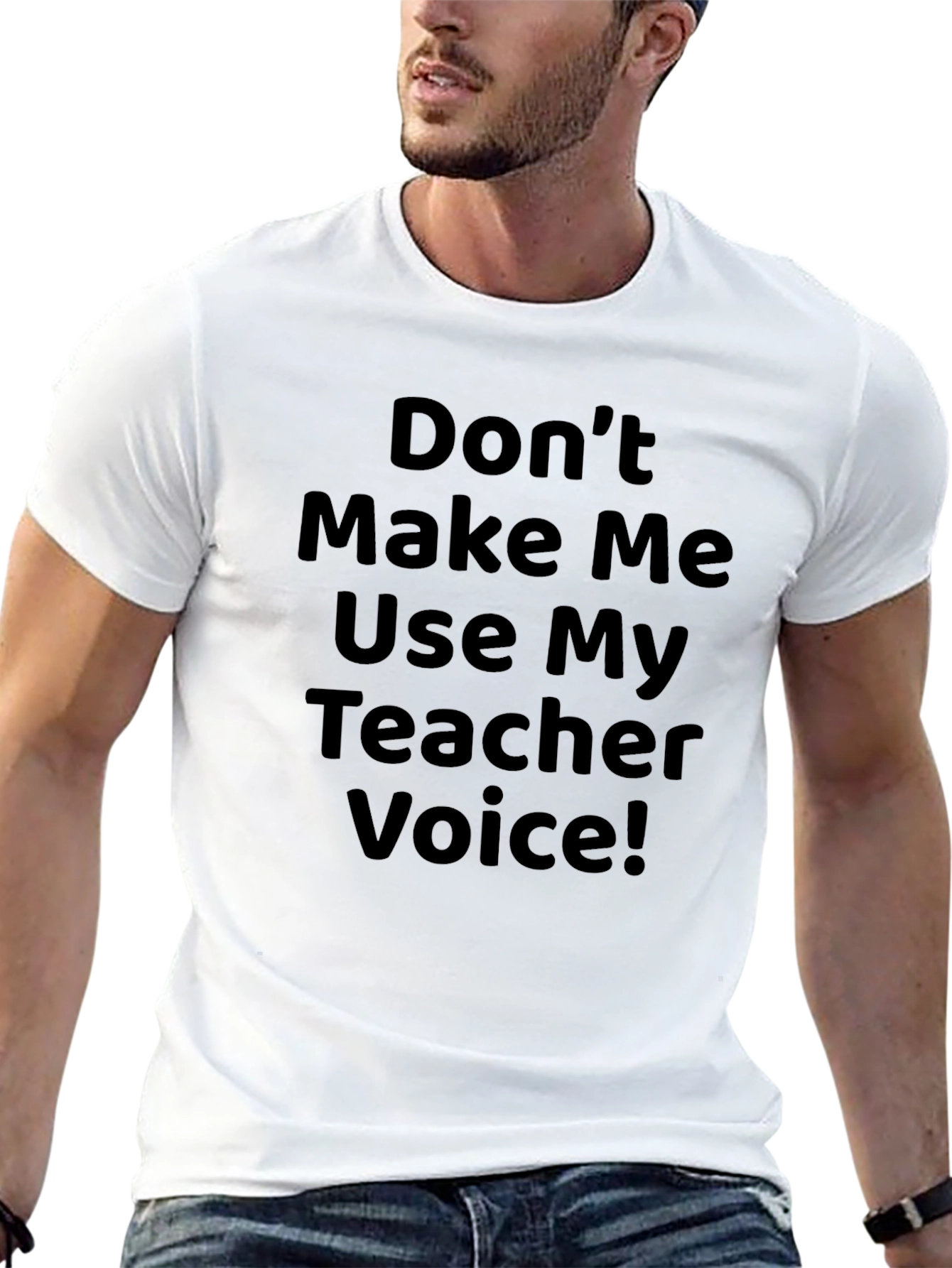 Black Teacher Voice T-Shirt - Funny Teacher Gift view 13