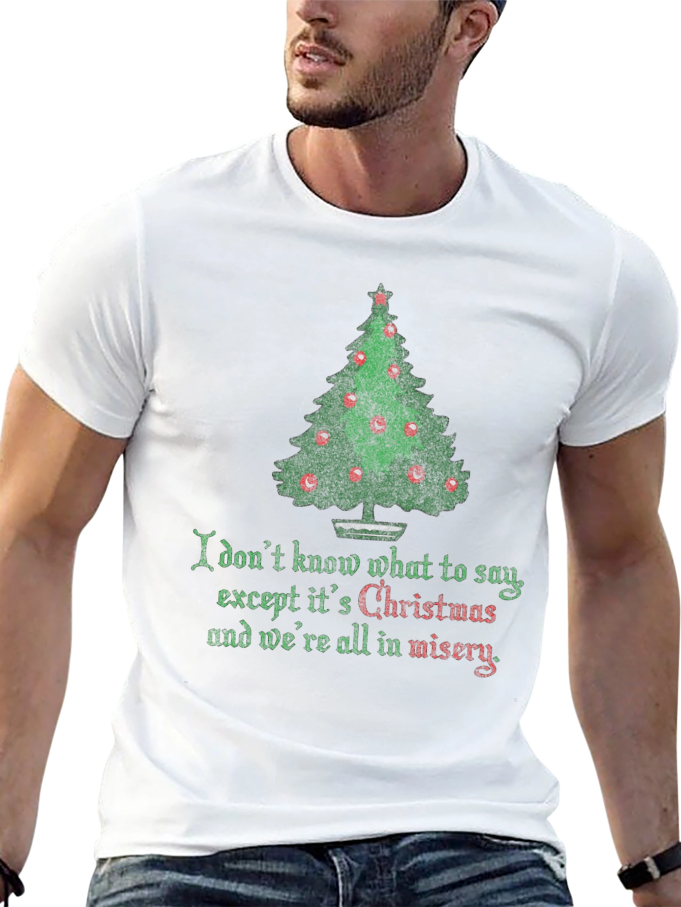 Christmas Misery T-Shirt - Funny Holiday Tee - 13
