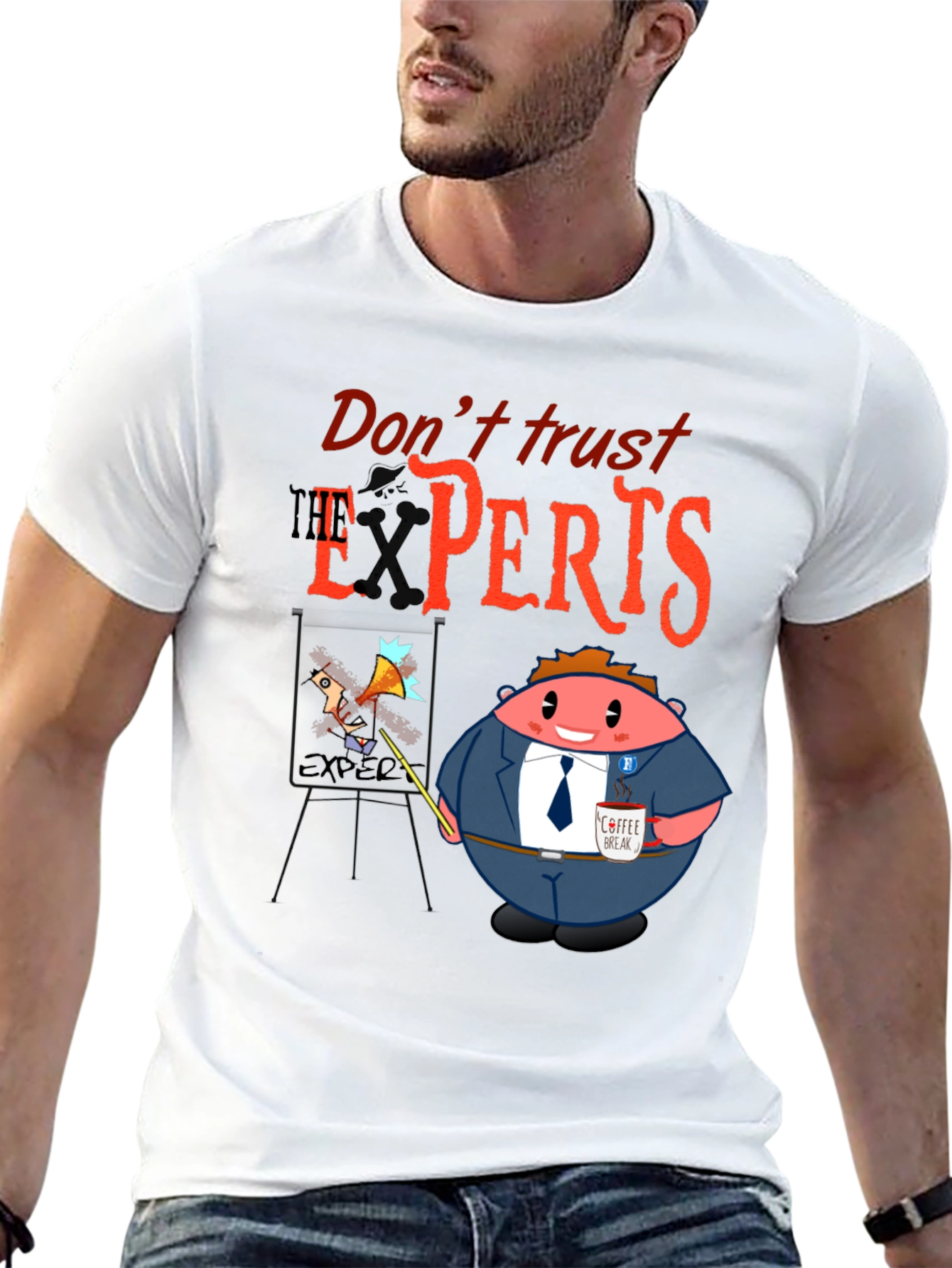 Black Don't Trust Experts Graphic Tee view 13