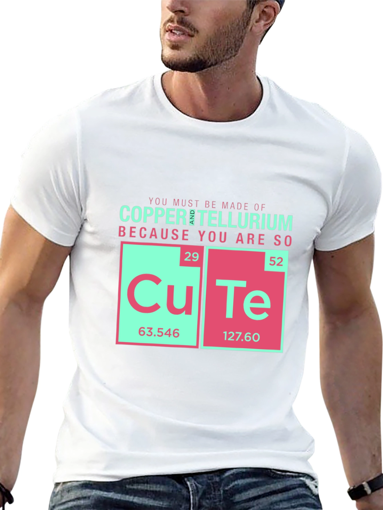 Black CuTe Chemistry T-Shirt - Funny Science Tee view 13