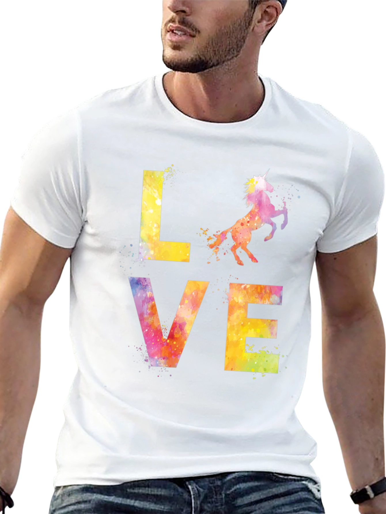 Black Love Unicorn Graphic Tee view 13