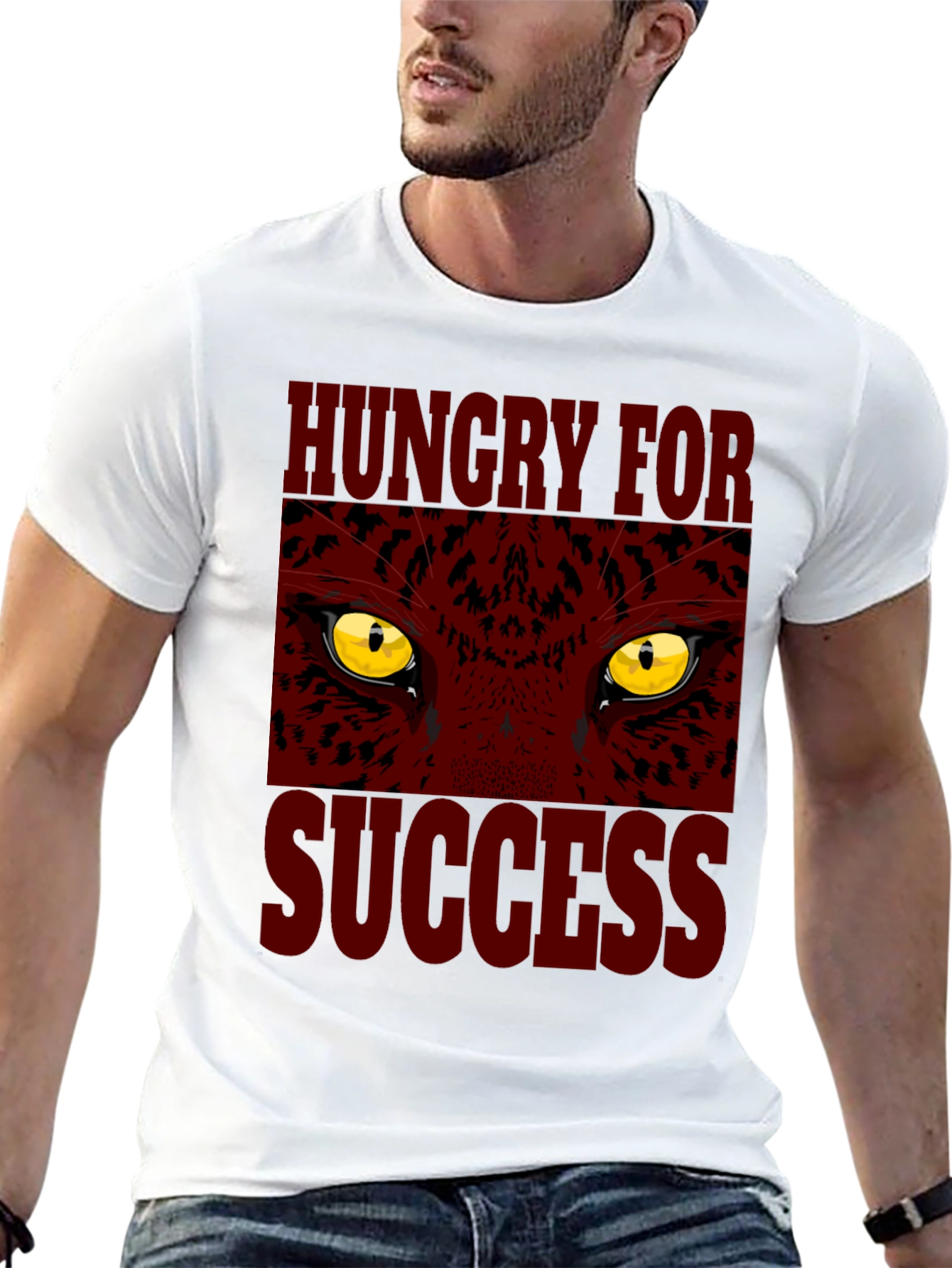 Black Hungry for Success Graphic Tee view 13