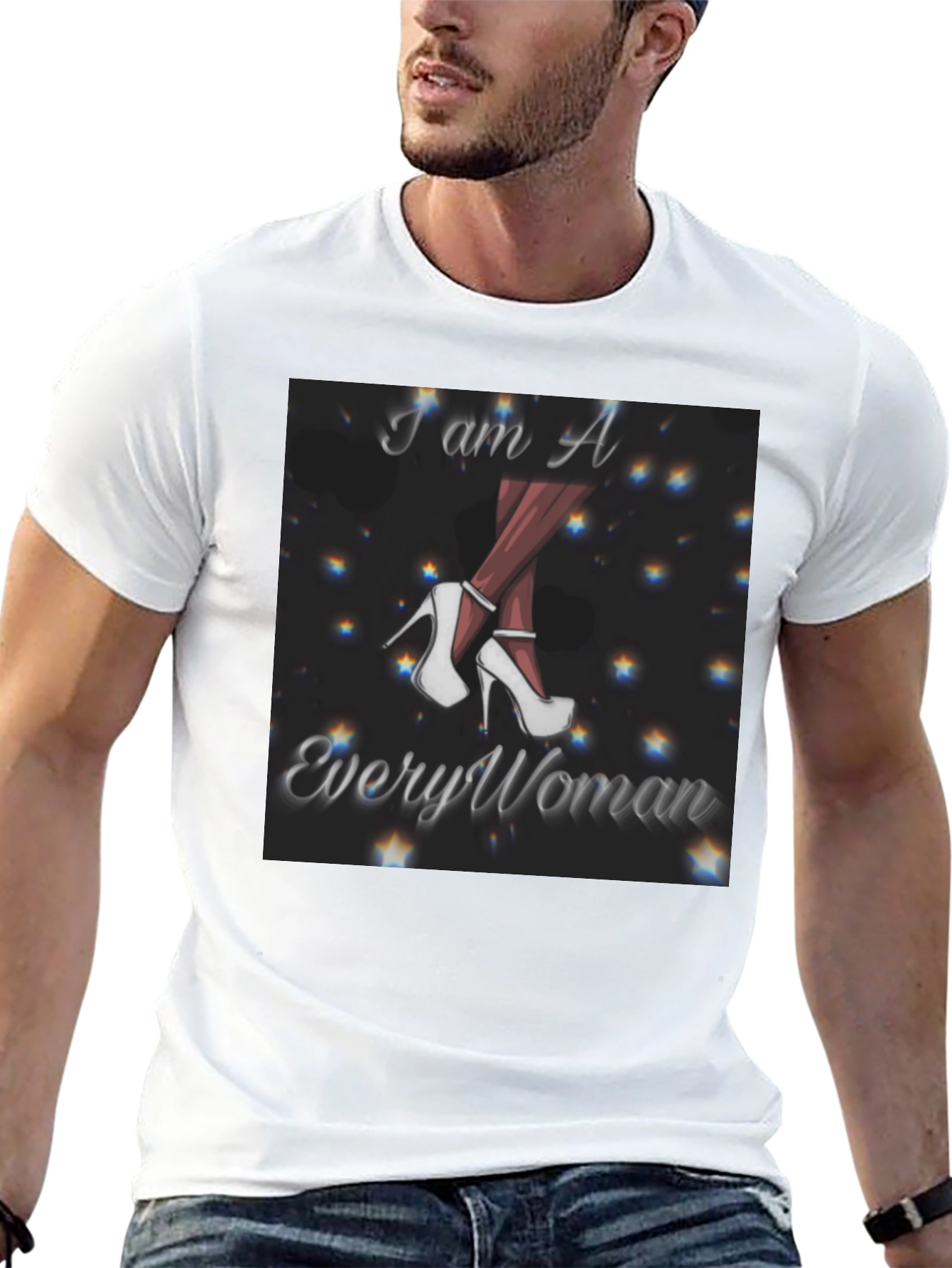 Black I am A Every Woman Graphic Tee view 13