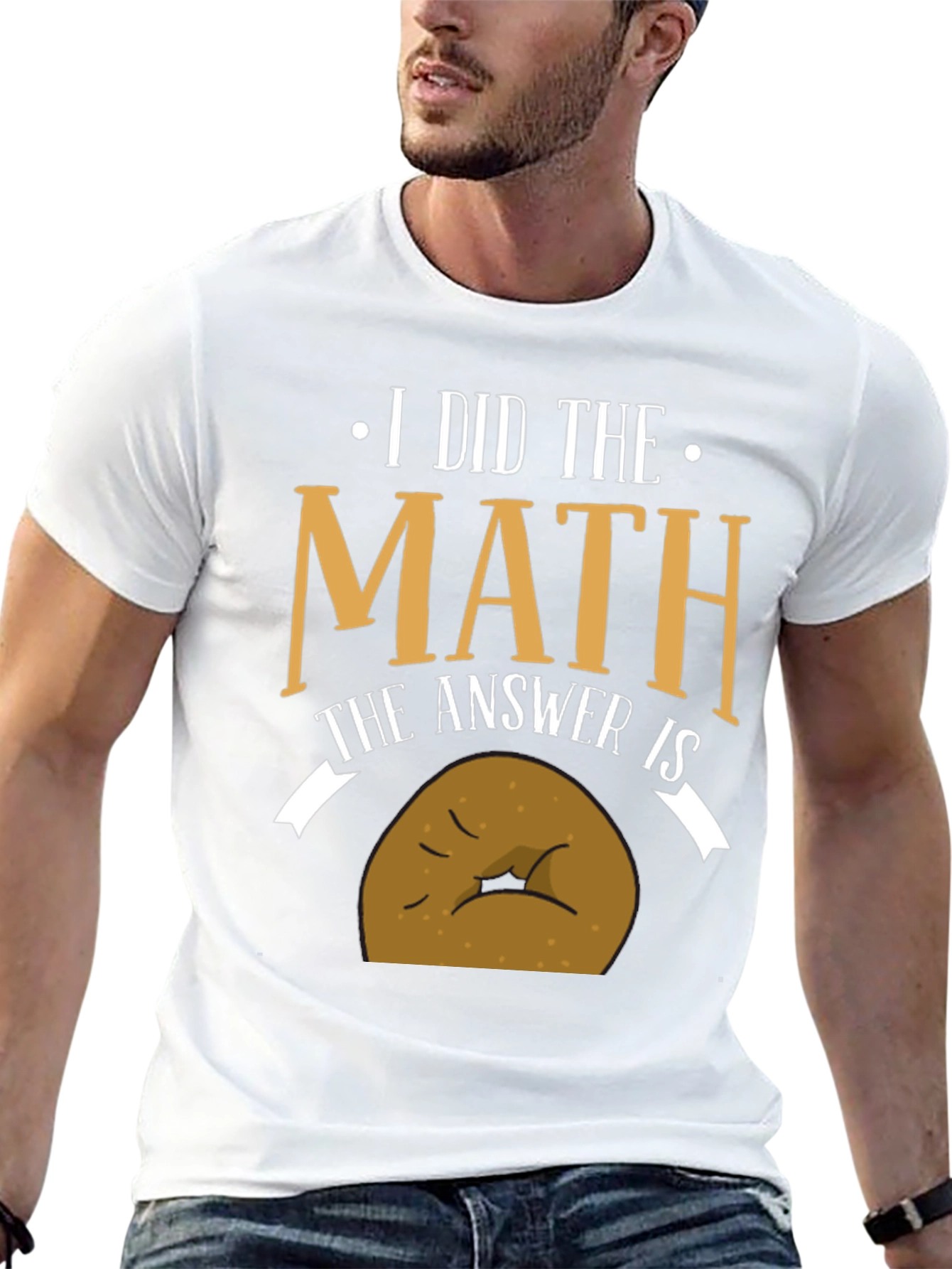 Black Math Potato Funny T-Shirt view 13