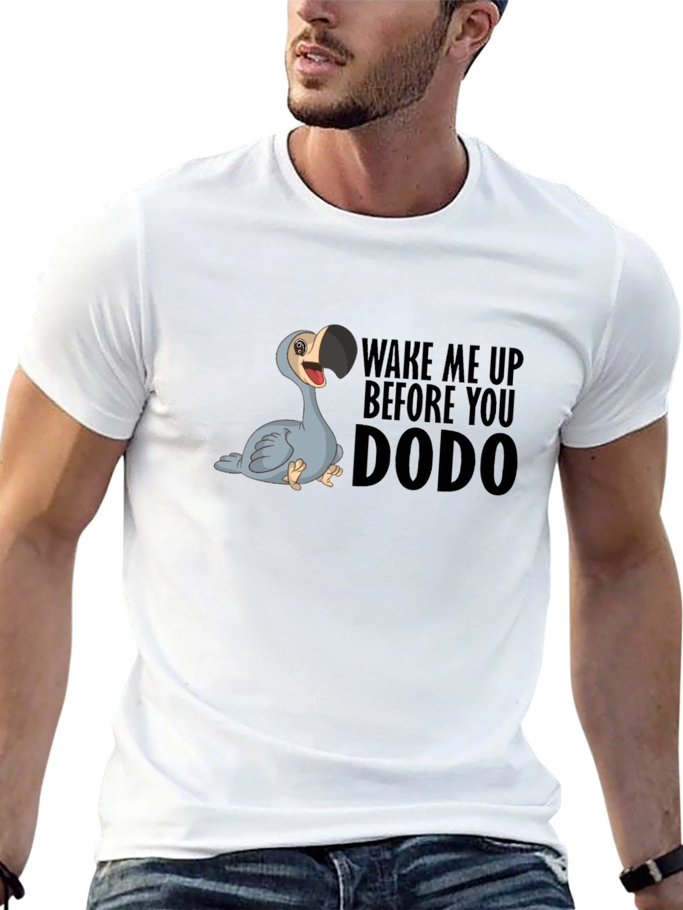 Black Wake Me Up Dodo T-Shirt view 13