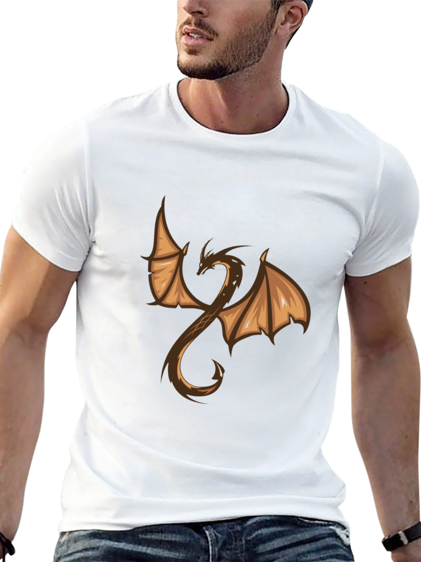 Black Dragon Graphic Black Tee view 13