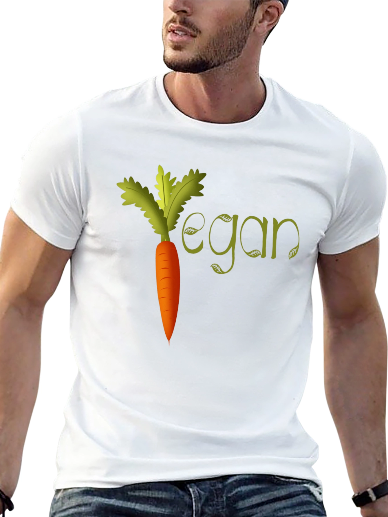 Black Vegan Carrot T-Shirt view 13