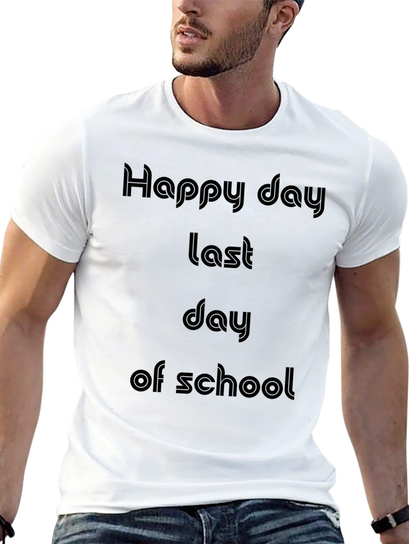 Black Happy Last Day of School T-Shirt view 13