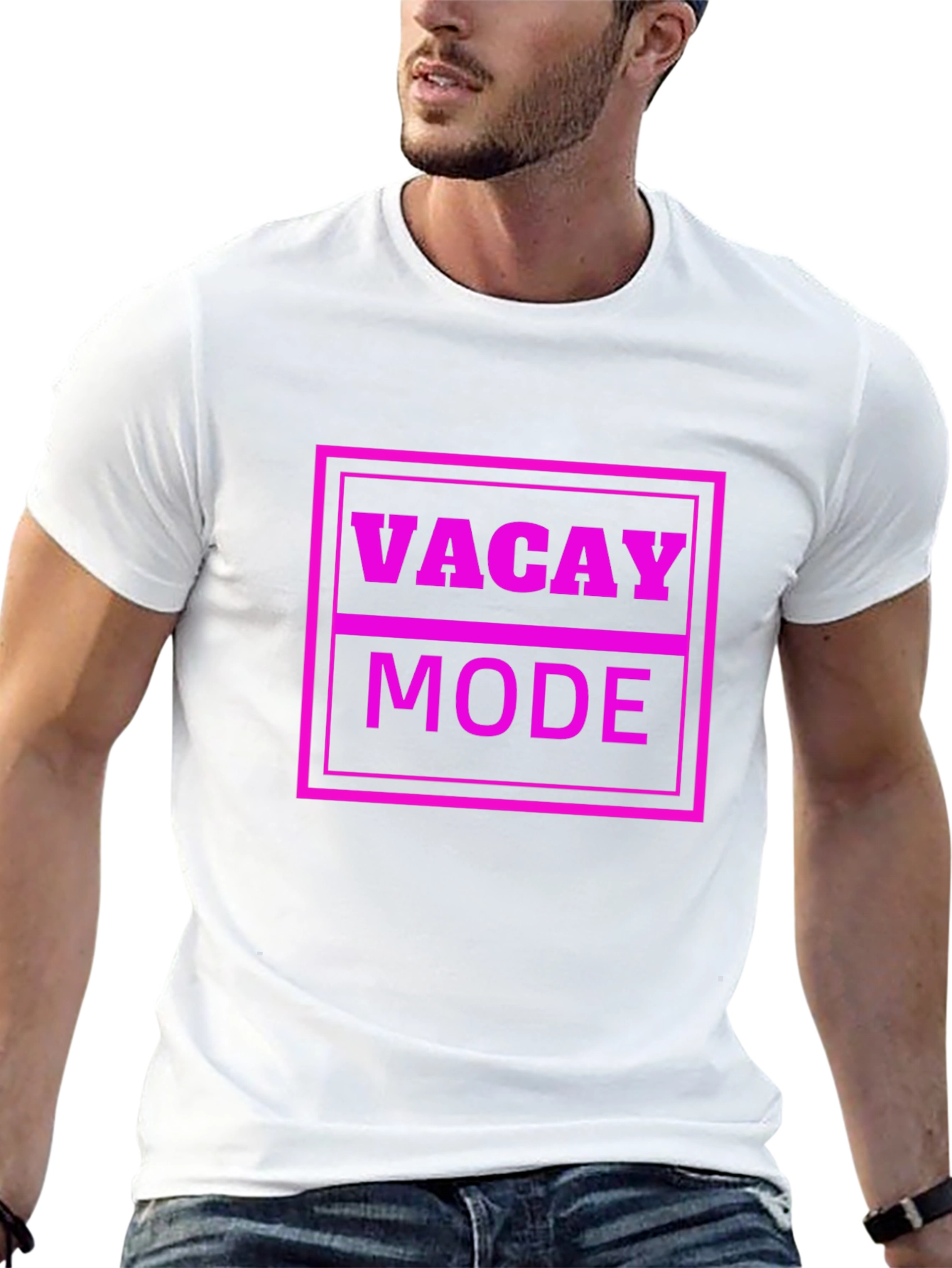 Black Vacay Mode T-Shirt view 13