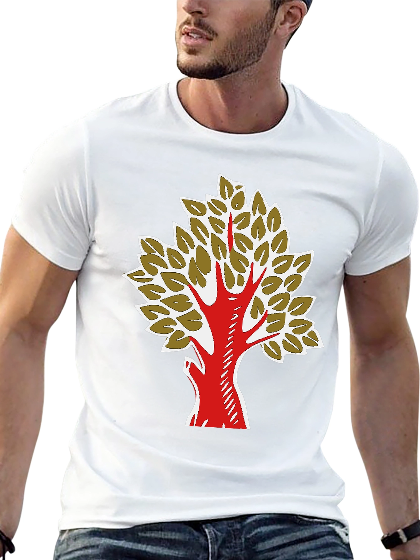 Black Tree Graphic T-Shirt - Nature Inspired Design view 13