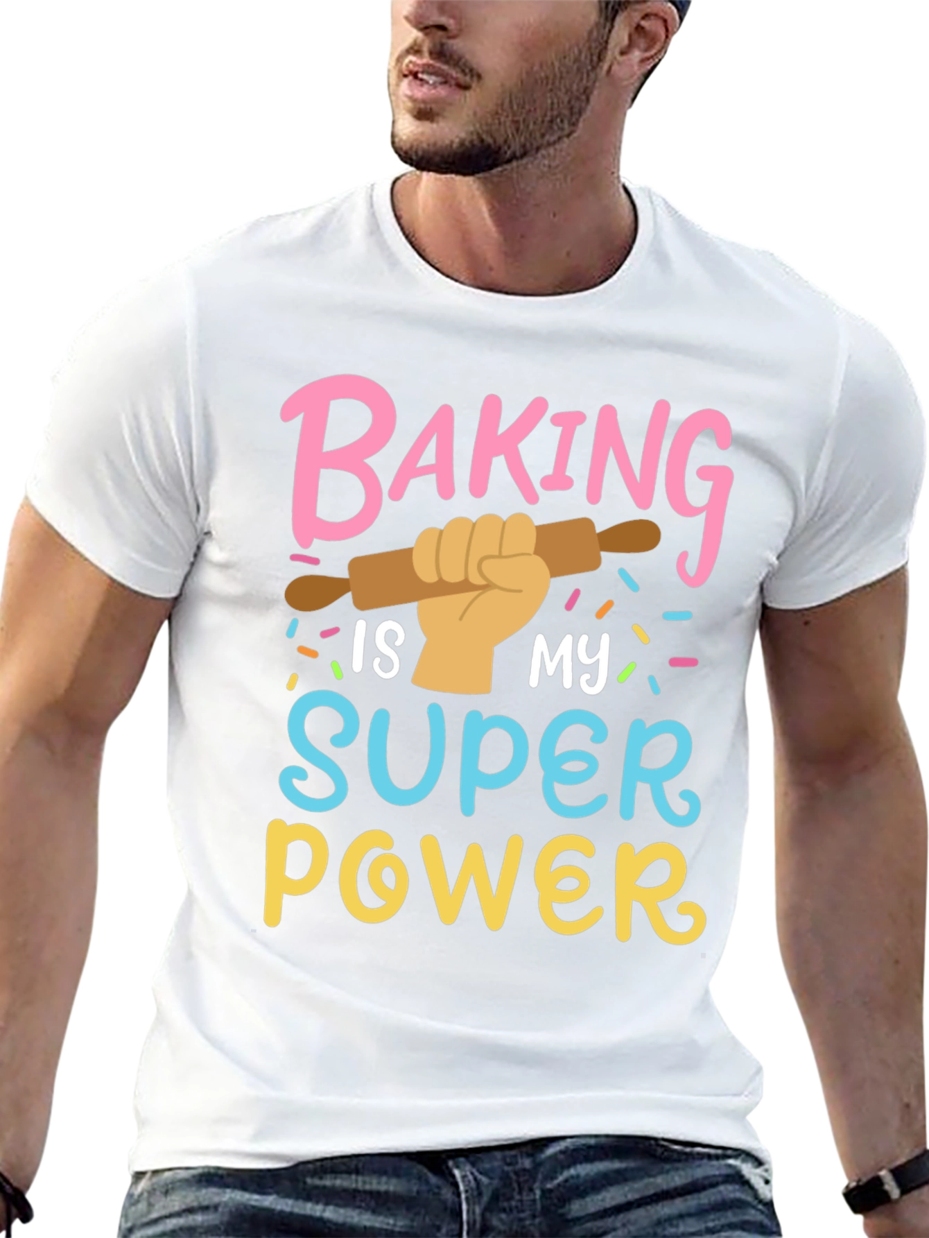 Black Baking is My Super Power T-Shirt view 13