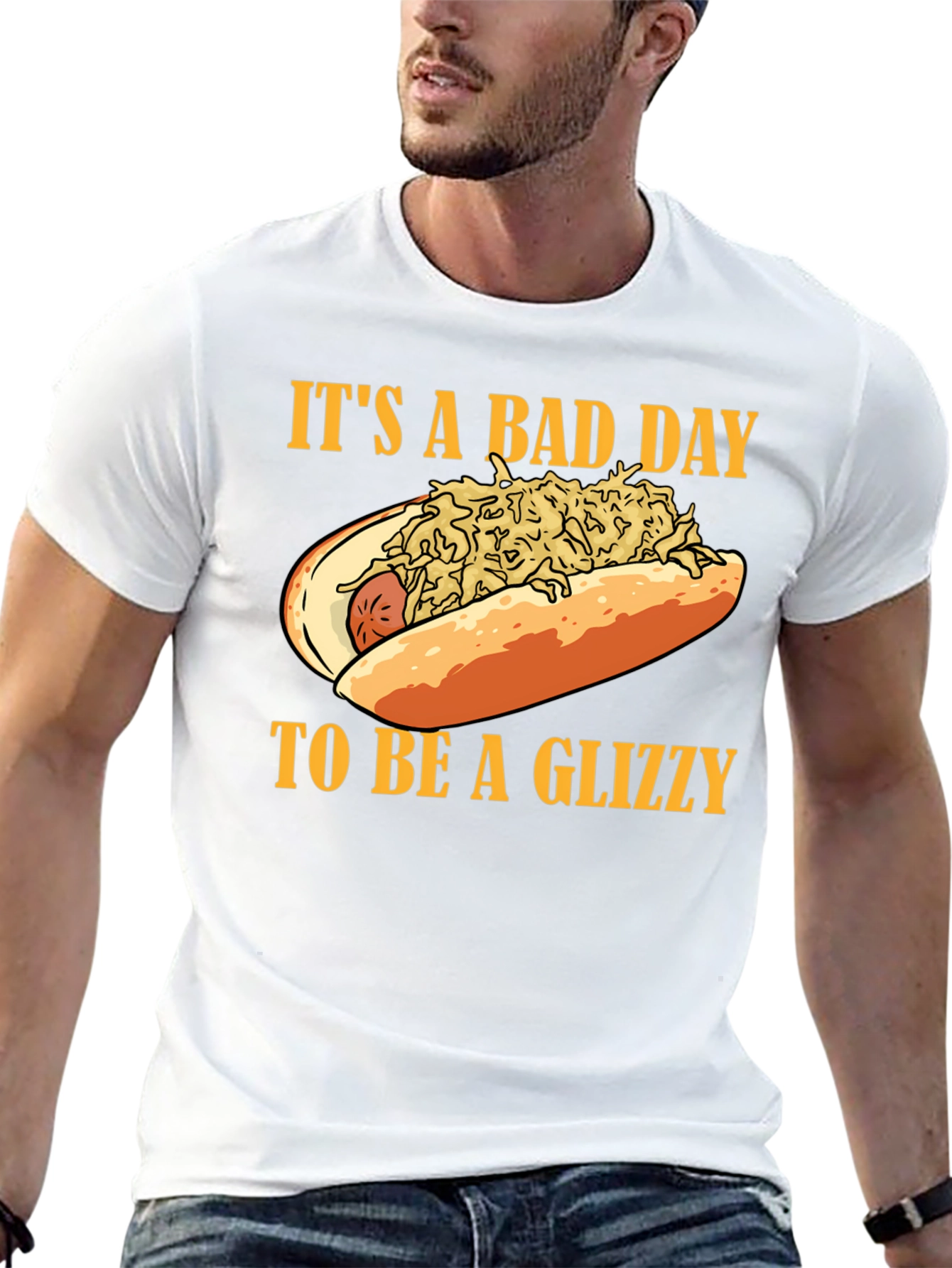 Black It's A Bad Day to Be A Glizzy T-Shirt view 13