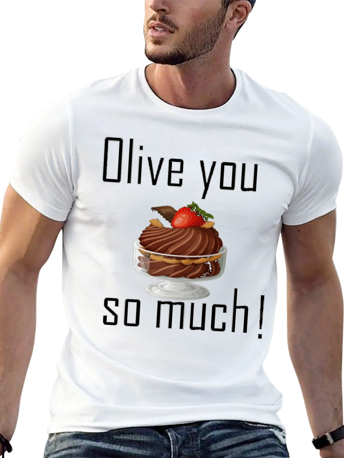 Black Olive You So Much Graphic T-Shirt view 13