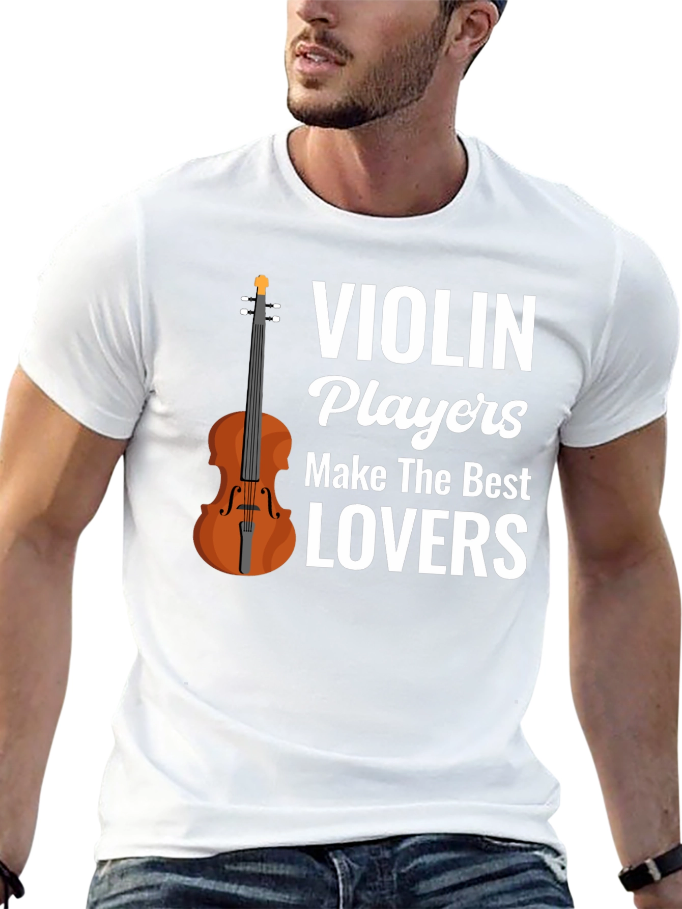 Black Violin Players Make The Best Lovers T-Shirt view 13