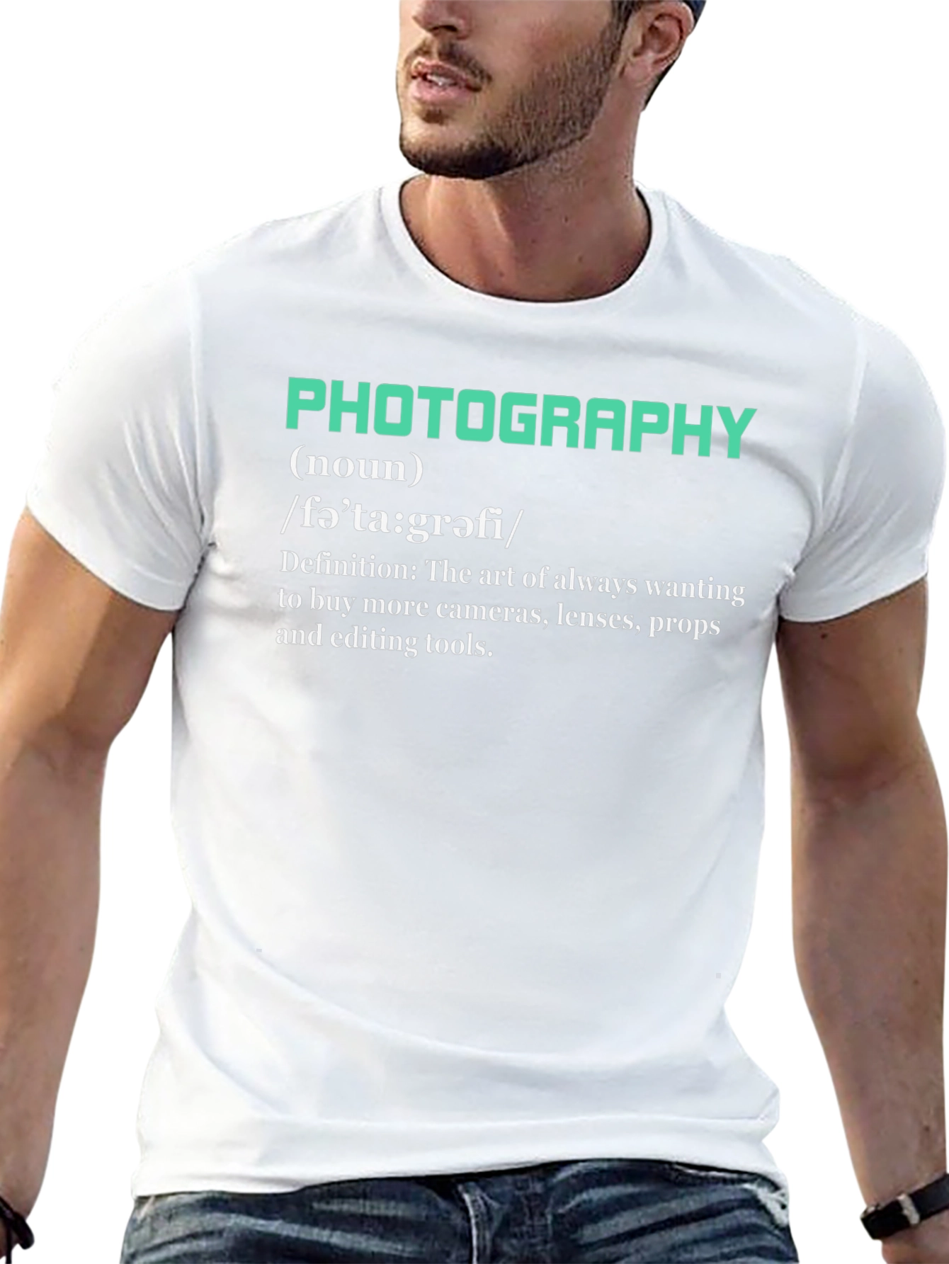 Black Photography Definition T-Shirt - Camera Lover Gift view 13