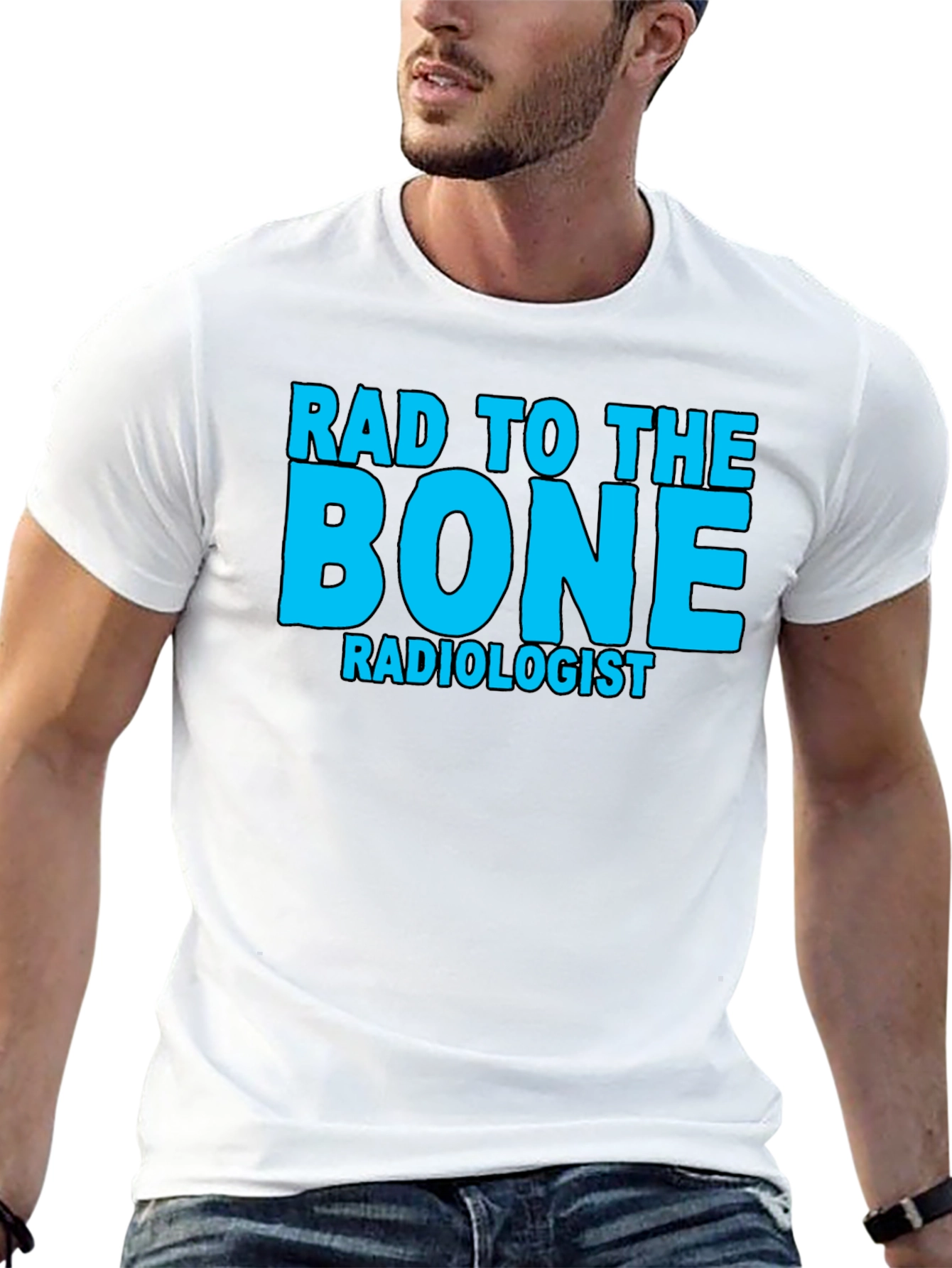 Black Rad to the Bone Radiologist T-Shirt view 13