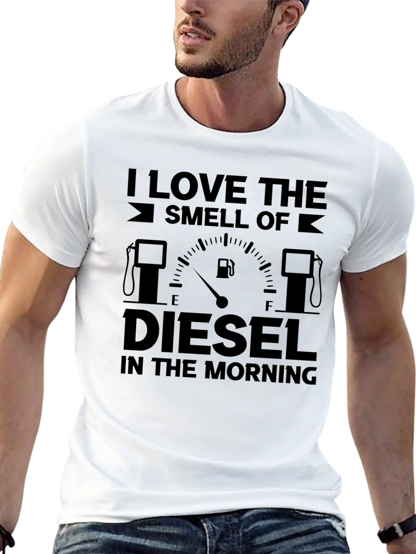 Black Diesel Smell T-Shirt - Morning Humor view 13