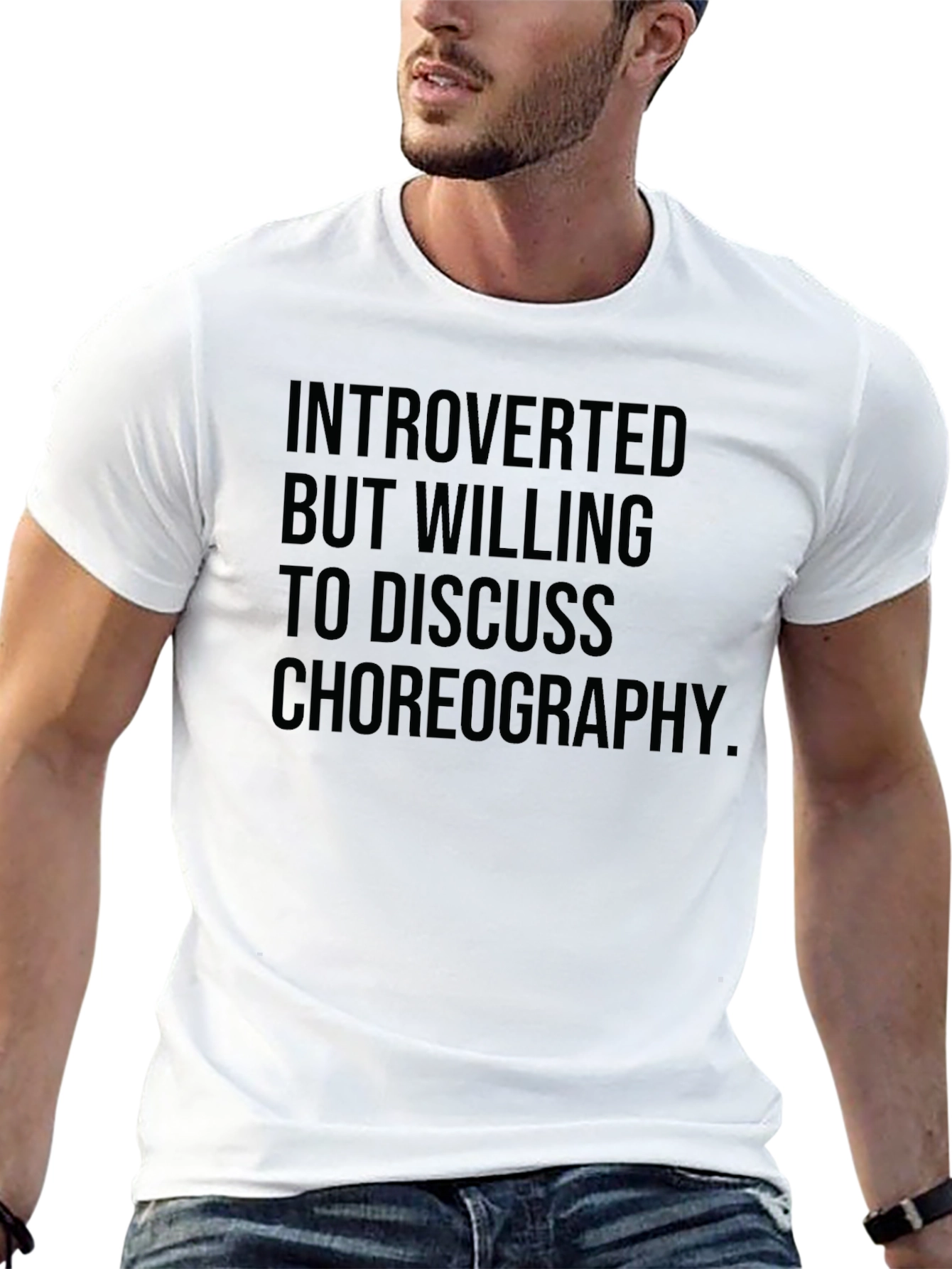 Black Introverted Choreography T-Shirt - Dance Lover Tee view 13