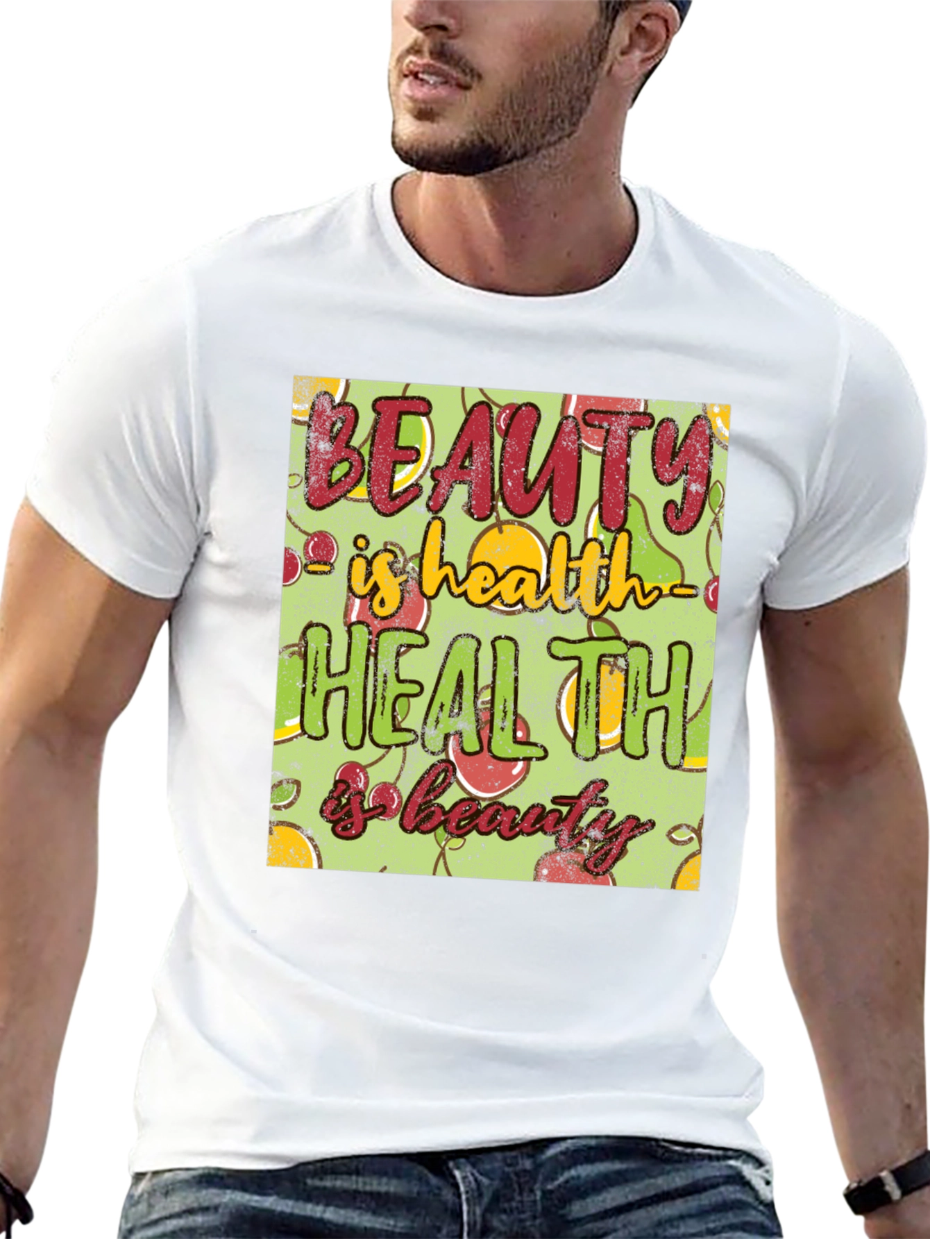 Black Beauty is Health T-Shirt - Wellness Graphic Tee view 13